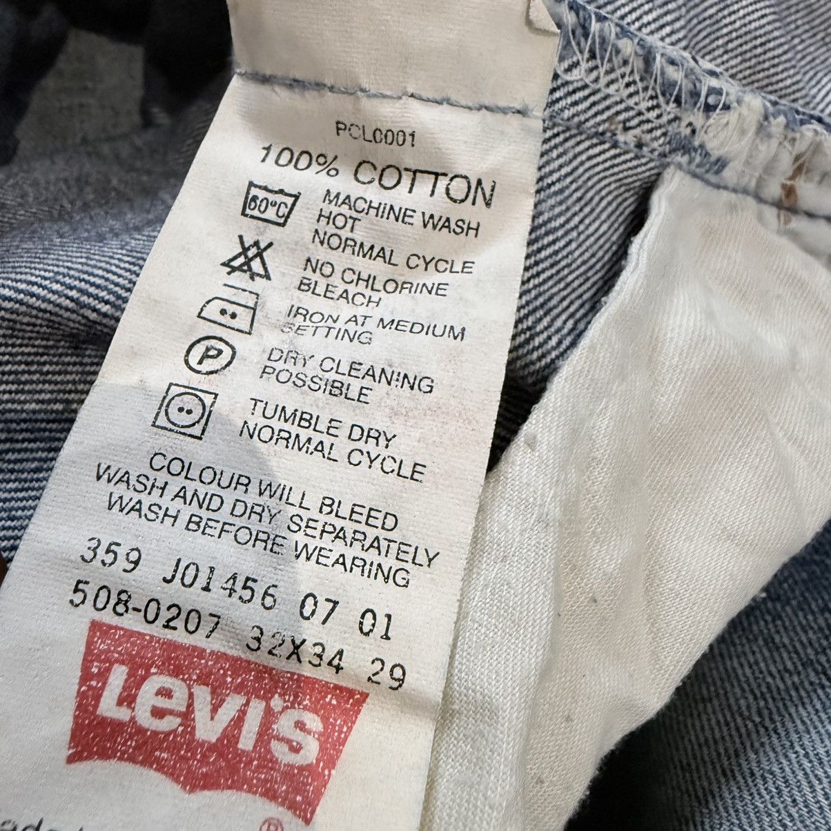Engineered Garments × Levi's Archives ‼️ Y2K Levis 508 Distressed Denim Baggy Size US 32 / EU 48 - 14 Thumbnail