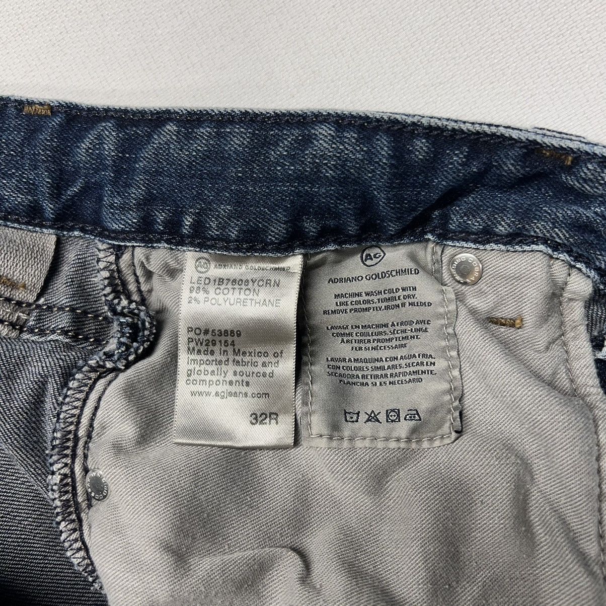 AG Adriano Goldschmied AG Jeans Blue Alexxis Slim High Rise Vintage Denim Faded Size 32" / US 10 / IT 46 - 10 Thumbnail