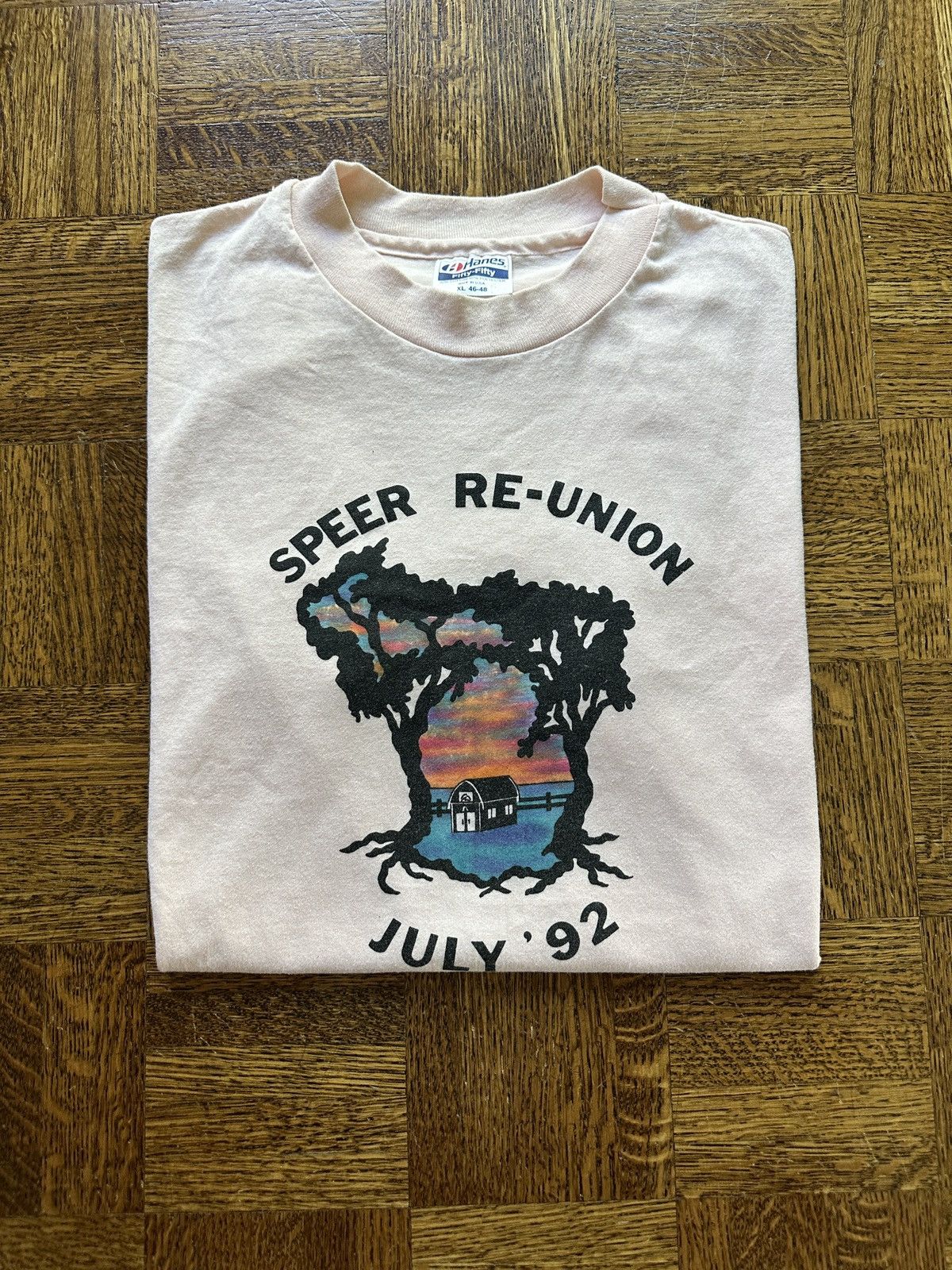 Vintage Vintage 90s Michigan Speer Reunion Graphic Tee Size US XL / EU 56 / 4 - 1 Thumbnail