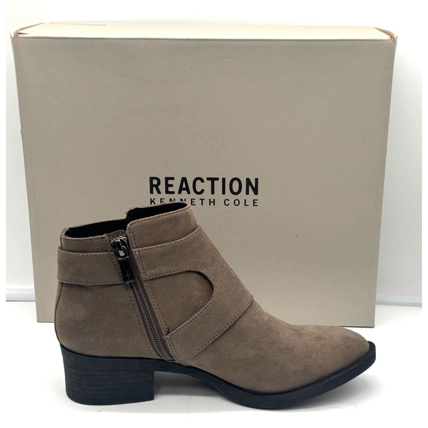 Other Kenneth Cole Reaction Women's Re-Buckle Booties, Putty Masil Size US 5 / IT 35 - 13 Thumbnail