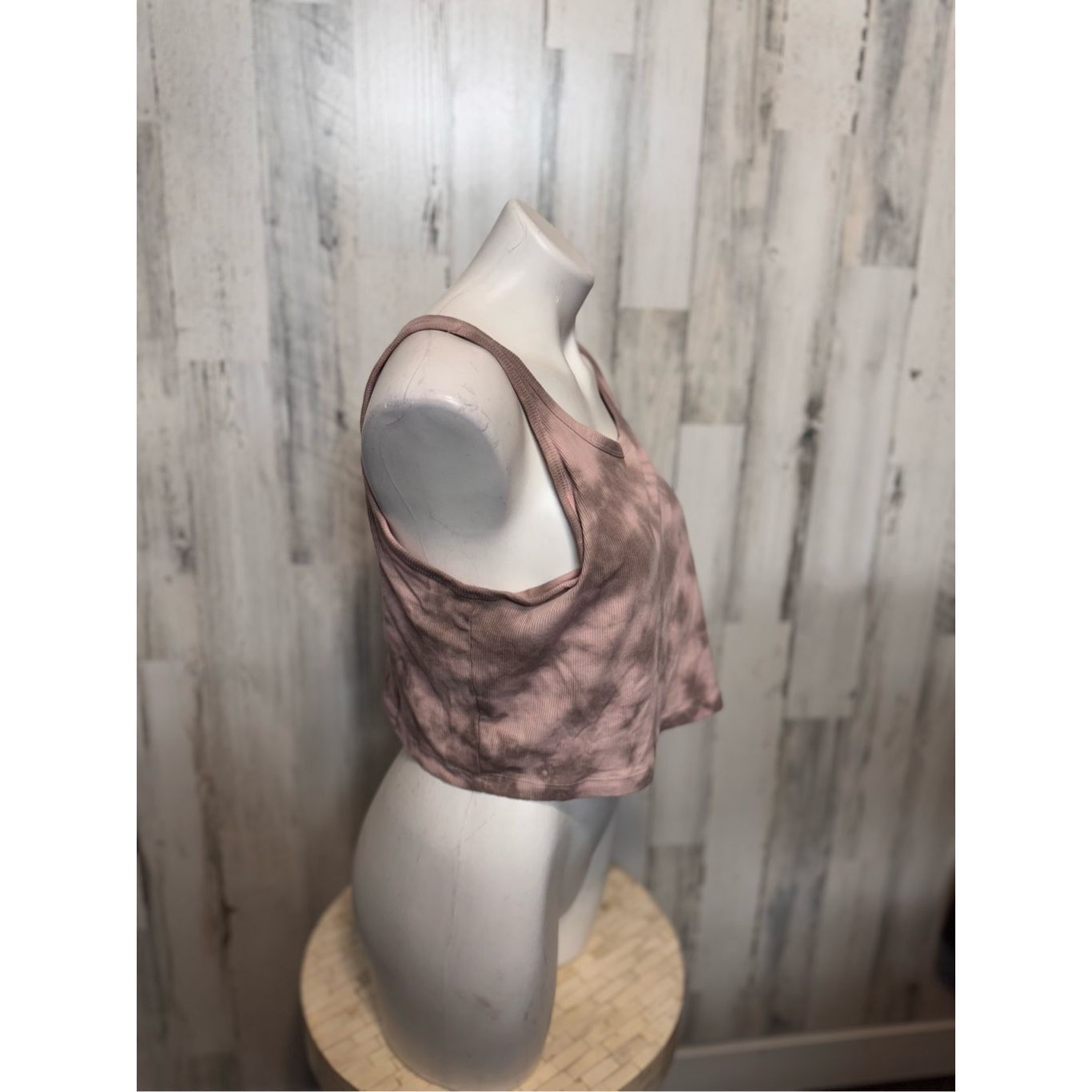 Victoria's Secret Victoria’s Secret PINK Tie Dye Crop Tank Top XXL Pink Gray S Size XXL / US 16-18 / IT 52-54 - 9 Thumbnail