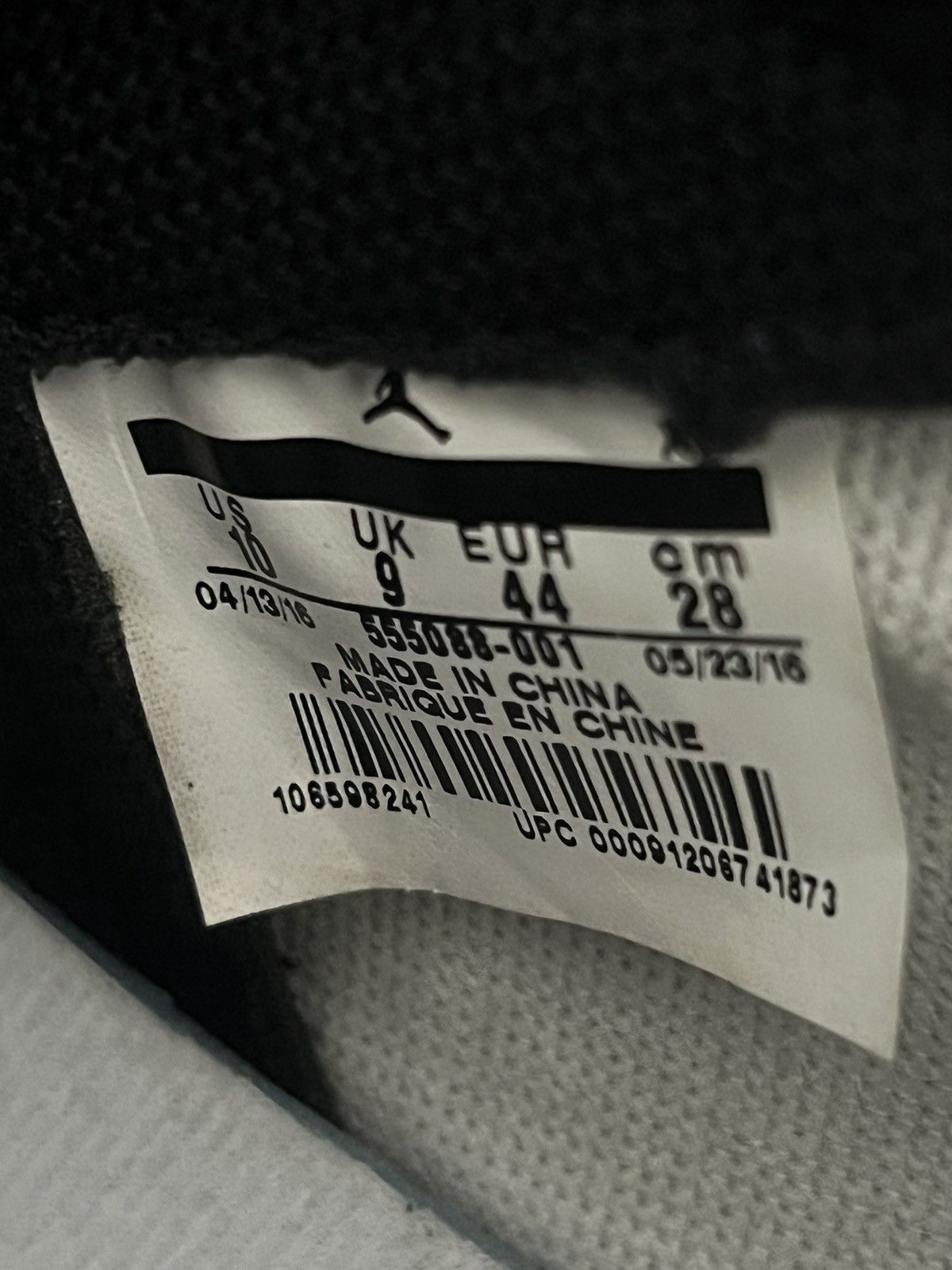 Jordan Brand Air Jordan 1 Retro High OG Banned 2016 Banned, Bred Size US 10 / EU 43 - 11 Thumbnail