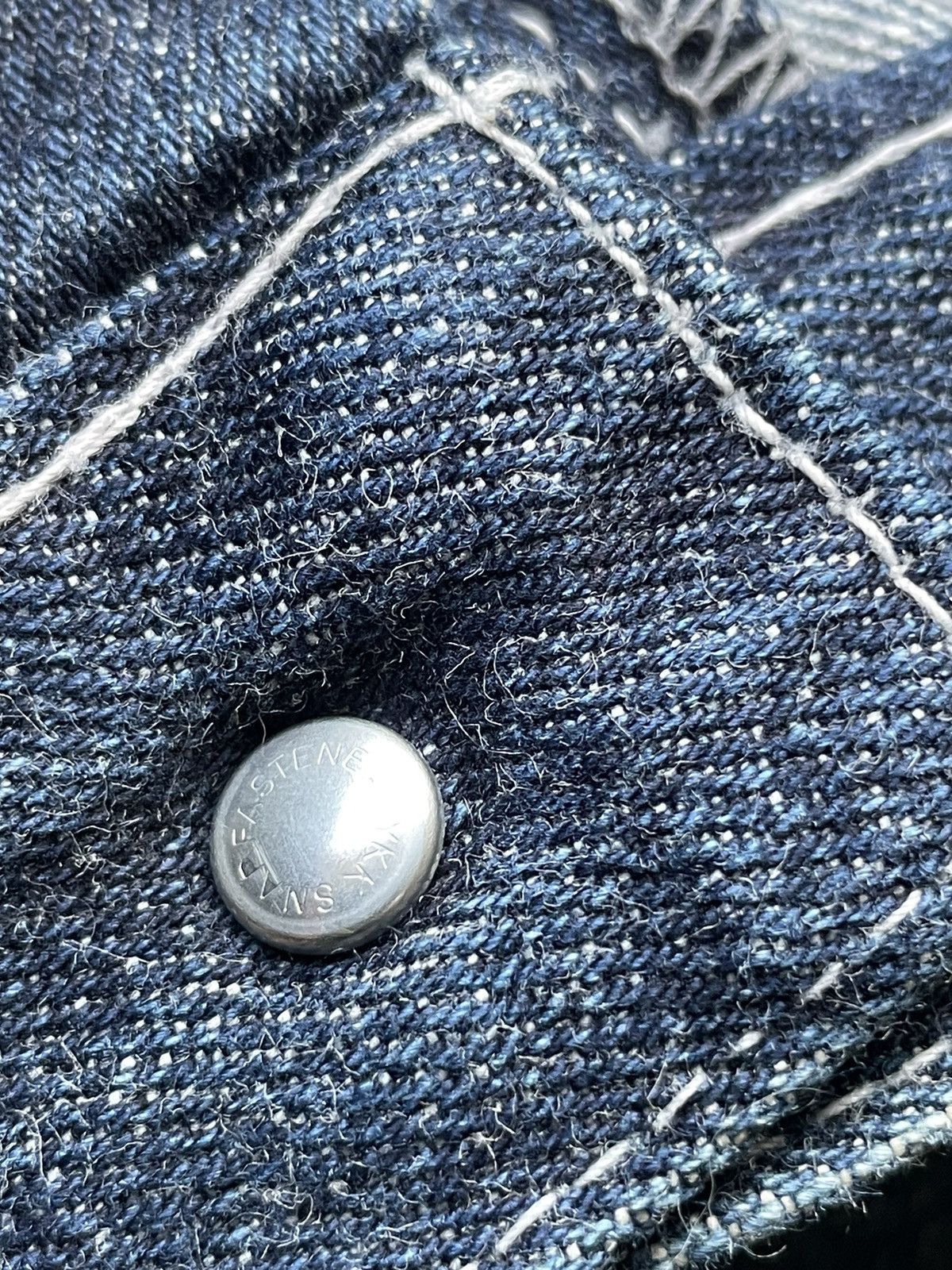 Japanese Brand Japanese Double Steal Denim Size US 35 - 18 Thumbnail