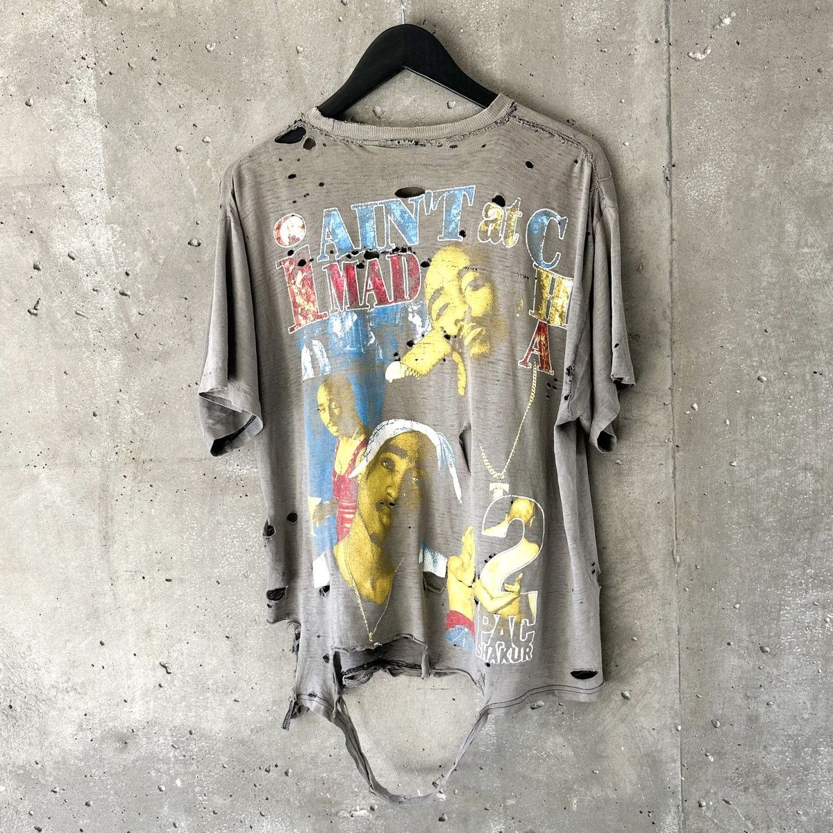 Rap Tees 90’s THRASHED TUPAC 2PAC “California Love” T-Shirt Size US M / EU 48-50 / 2 - 4 Thumbnail