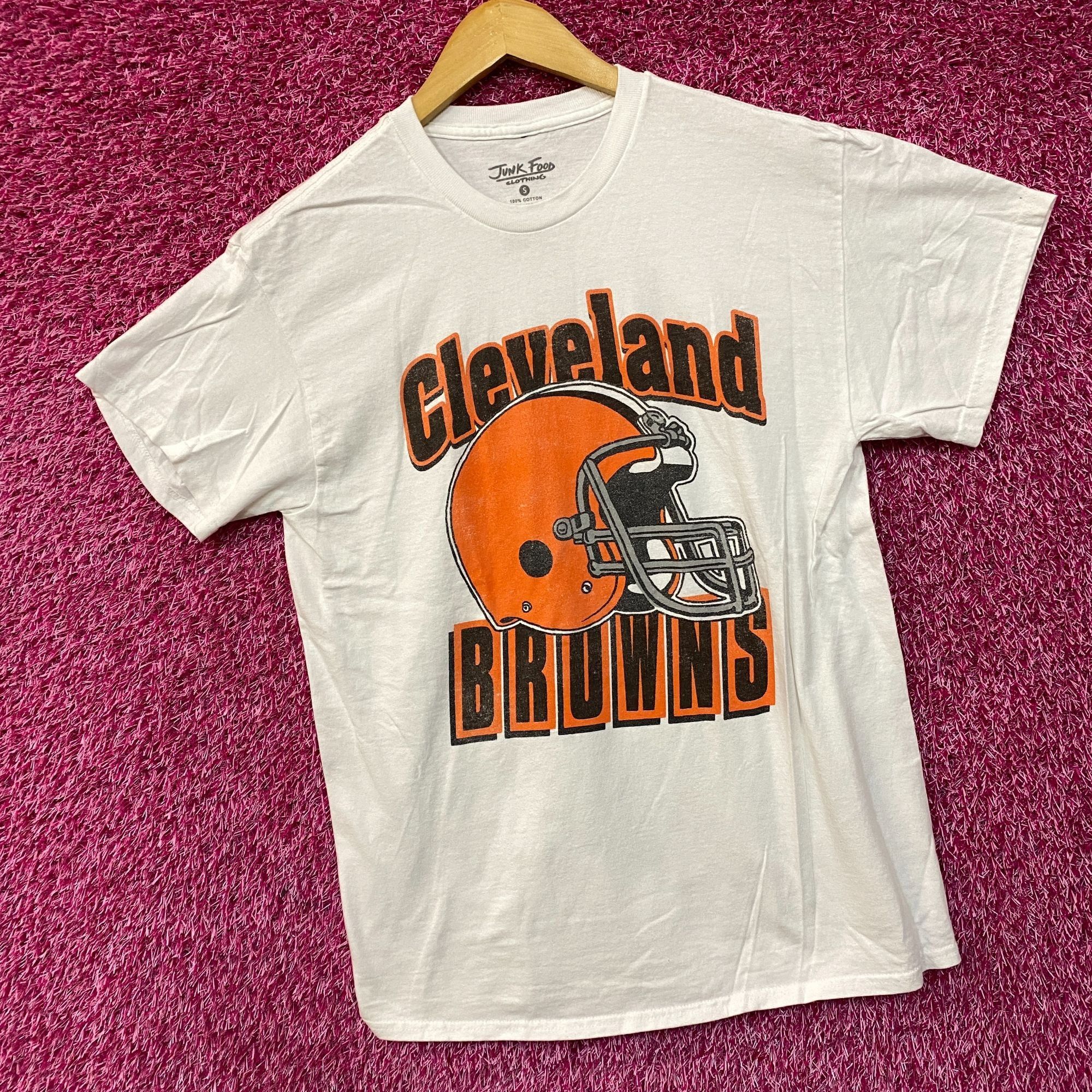 Junk Food Junk Food Clothing NFL Cleveland Browns Throwback Helmet T-S Size US S / EU 44-46 / 1 - 3 Thumbnail