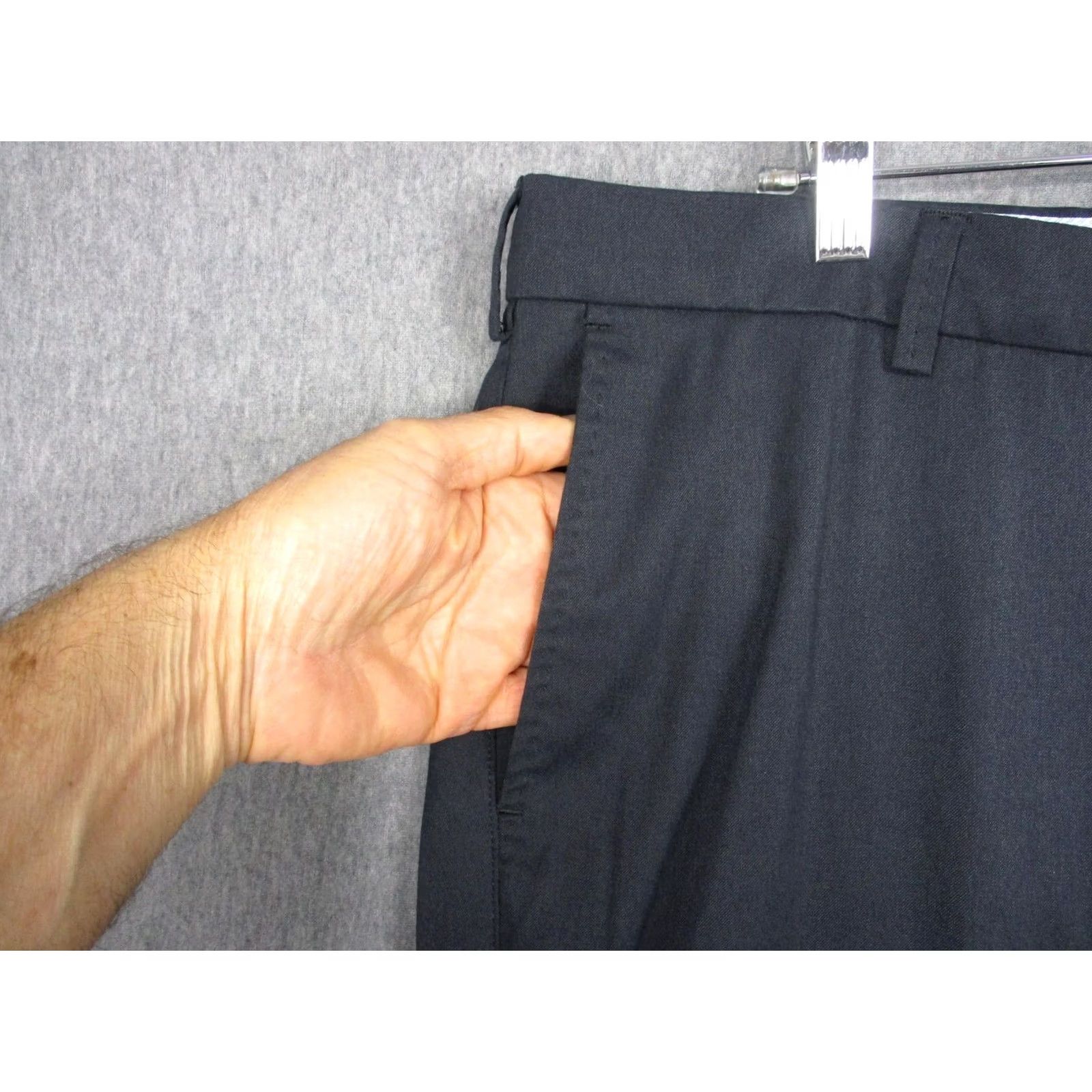 Peter Millar Peter Millar Pants Mens 36x32 Gray Microfiber Chino Straight Leg Stretch Golf Size US 36 / EU 52 - 3 Thumbnail