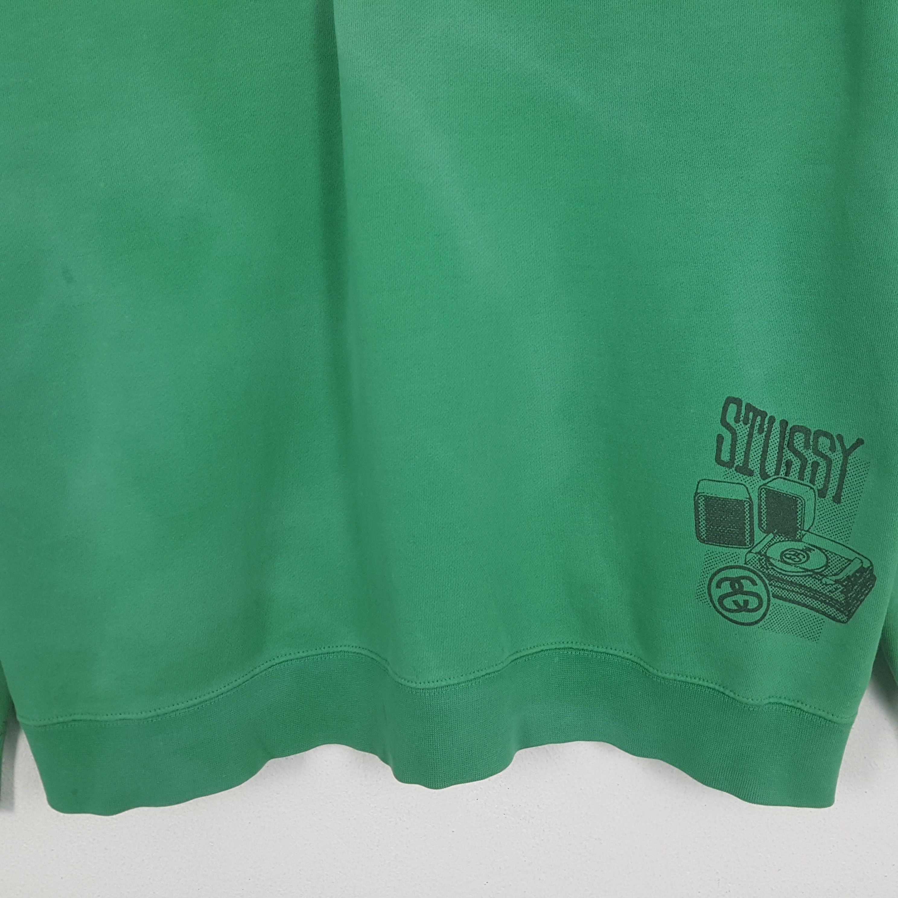Stussy × Vintage Vintage STUSSY Streetwear Skateboard Style Sweatshirts Size US XL / EU 56 / 4 - 4 Thumbnail
