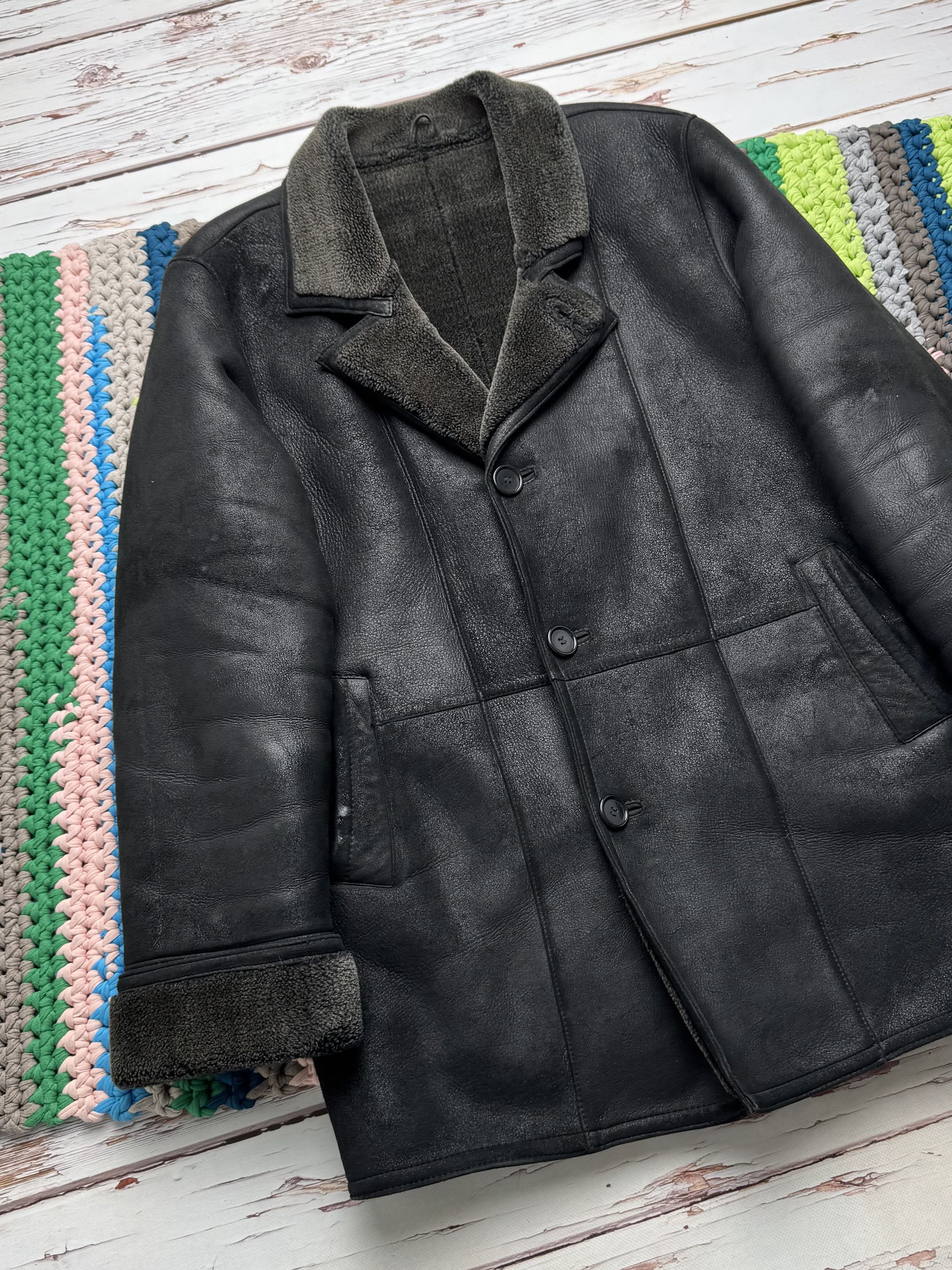 Vintage Vintage Real Sheepskin Coat (D10)(D15) Size US XL / EU 56 / 4 - 6 Thumbnail