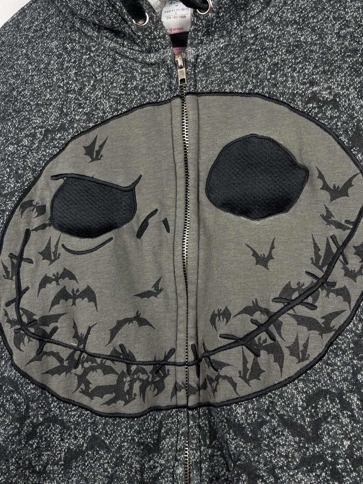 Vintage Vintage The Nightmare Before Christmas Zip Hoodie Size US M / EU 48-50 / 2 - 6 Thumbnail