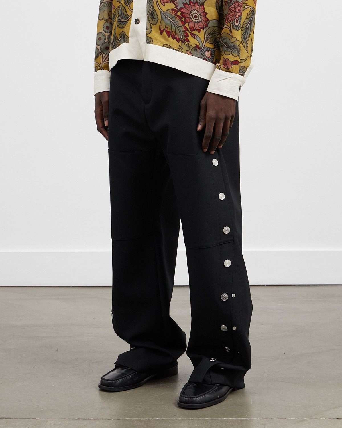 Namacheko Namacheko Button Fringe Trousers | Grailed