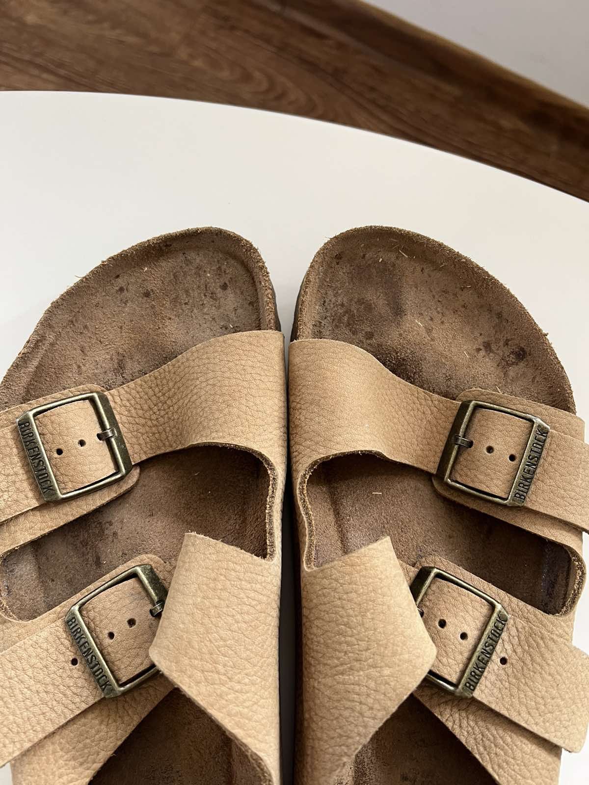 Birkenstock × Other Birkenstock Arizona Brown Suede Size 44 Size US 11 / EU 44 - 3 Thumbnail