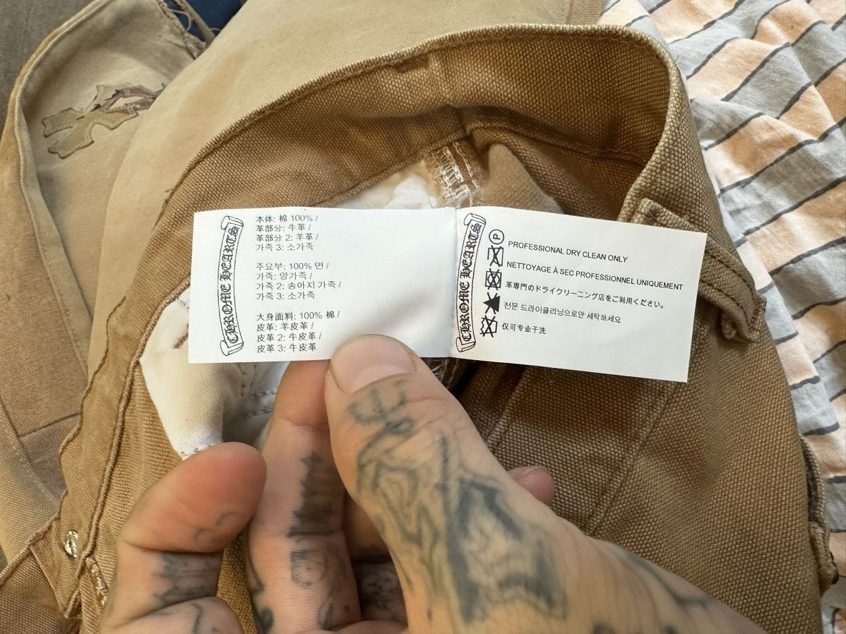 Chrome Hearts CHROME HEARTS CARPENTER CROSS & SEX PATCH JEANS 32 33 34 Size US 32 / EU 48 - 12 Thumbnail