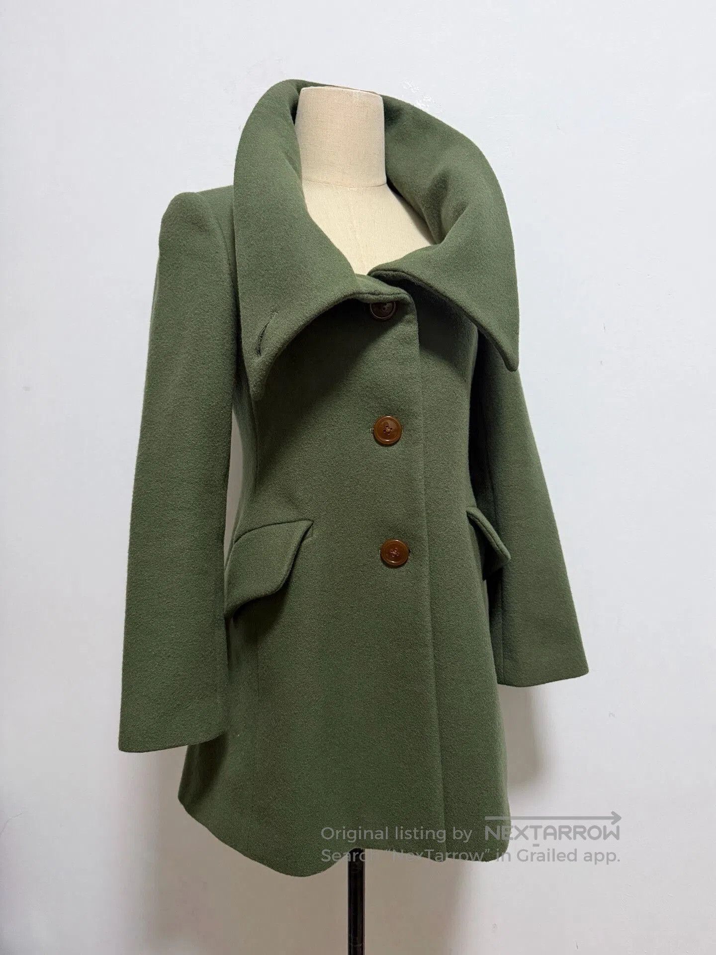 Vivienne Westwood Vivienne Westwood Matcha Wool Coat. Size M / US 6-8 / IT 42-44 - 1 Thumbnail