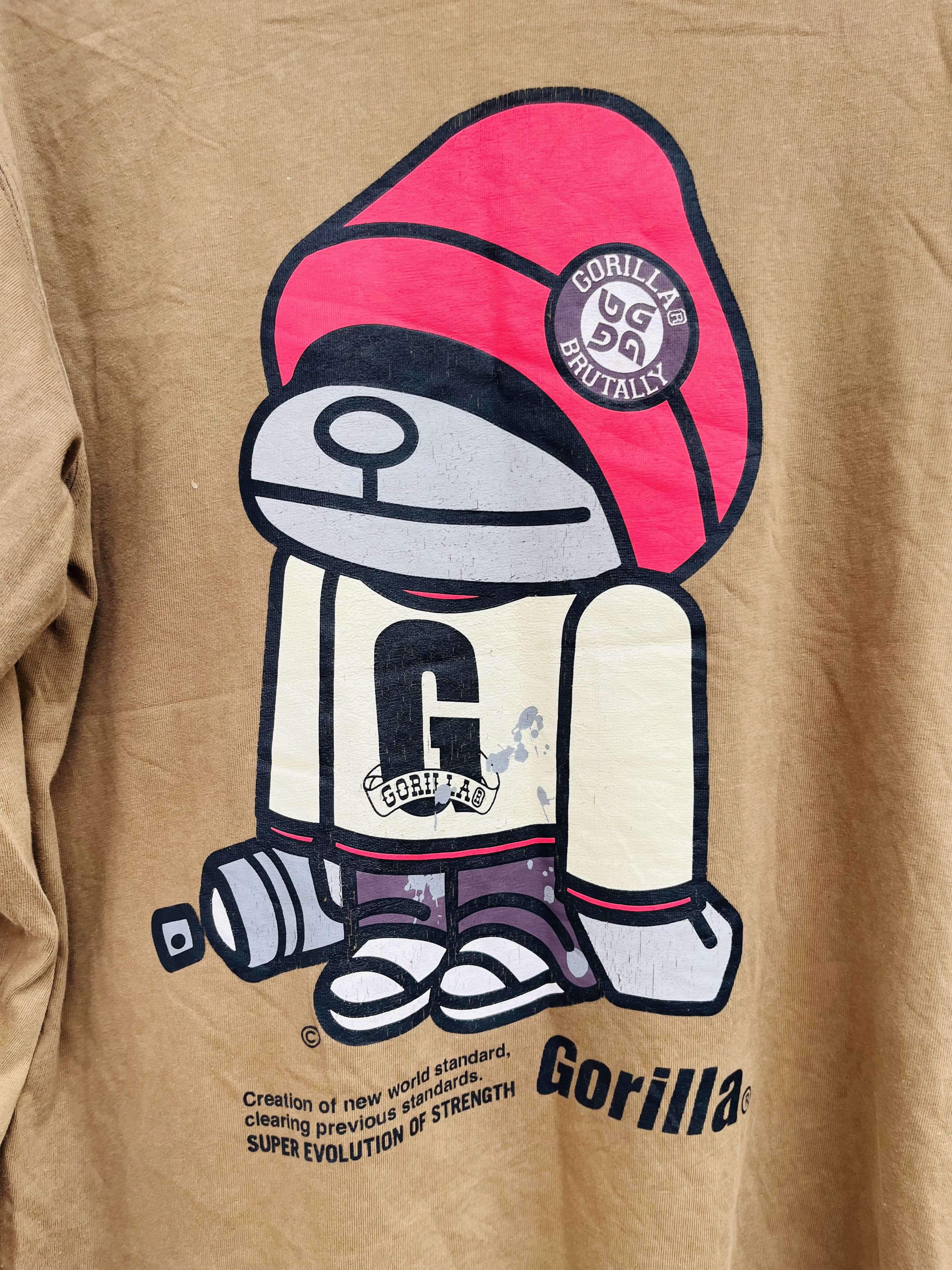 Japanese Brand Vintage Gorilla Hip Hop Designer Fashion Style Size US L / EU 52-54 / 3 - 5 Thumbnail