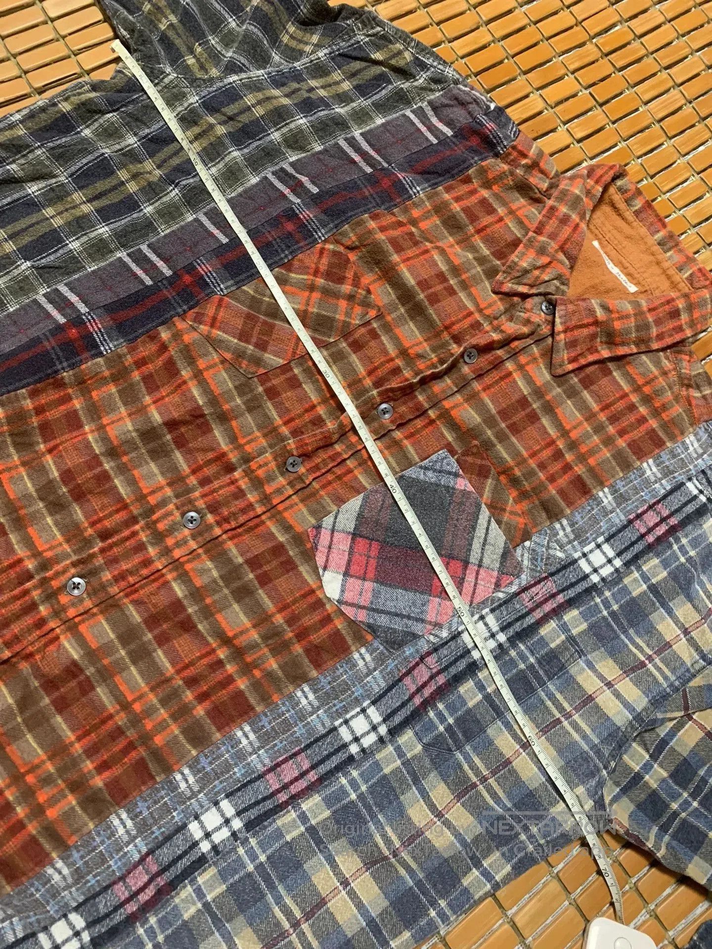 Needles needles Rebuild Patchwork Flannel Shirt. Size US M / EU 48-50 / 2 - 6 Thumbnail