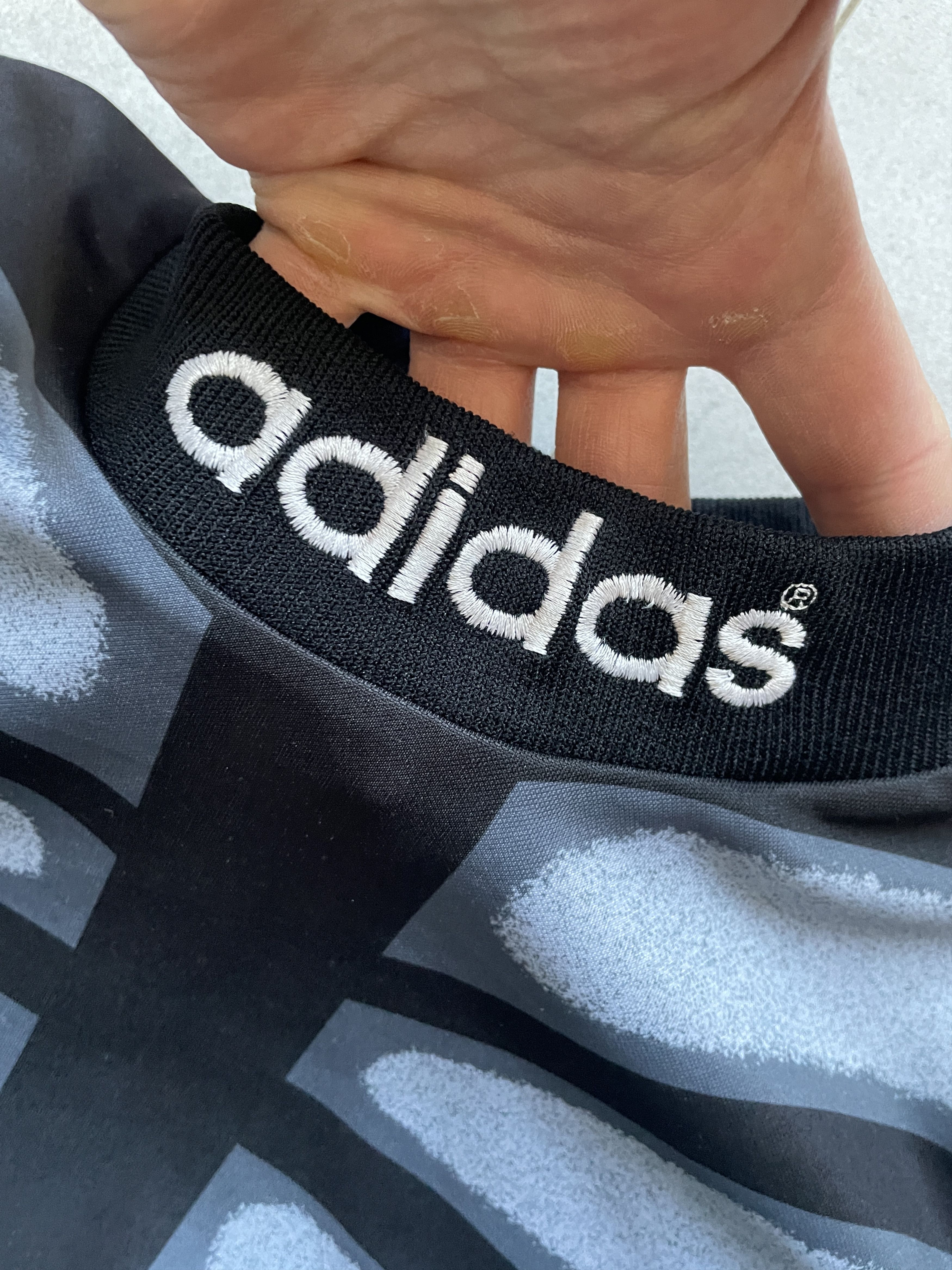 Adidas VINTAGE ADIDAS 90S BLUE BLACK SKELETON BLOKECORE JERSEY Size US XL / EU 56 / 4 - 5 Thumbnail