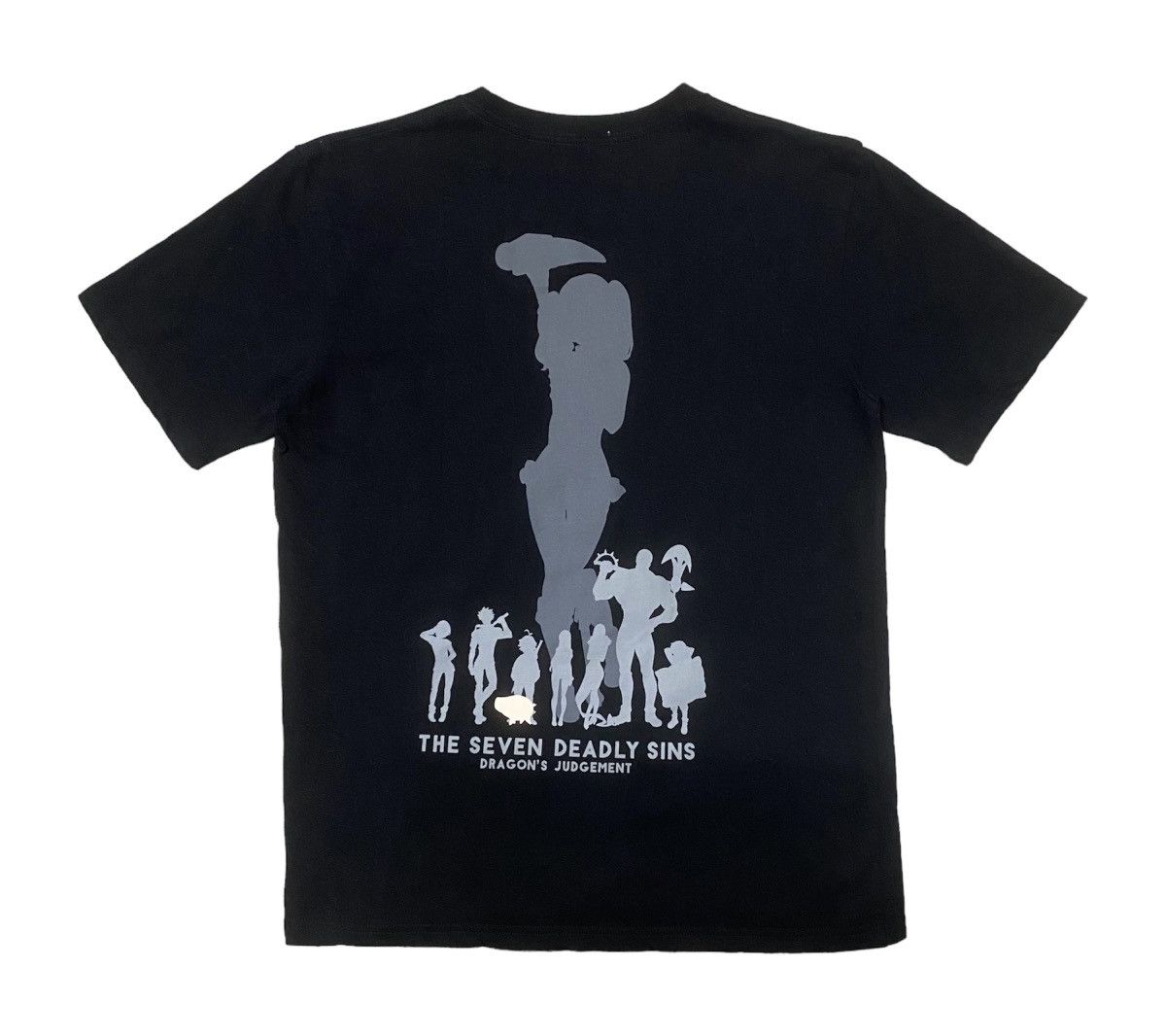 image of Anima x Movie Seven Deadly Sins Dragon’S Judgement Anime Movie Tee in Black, Men's (Size Medium)
