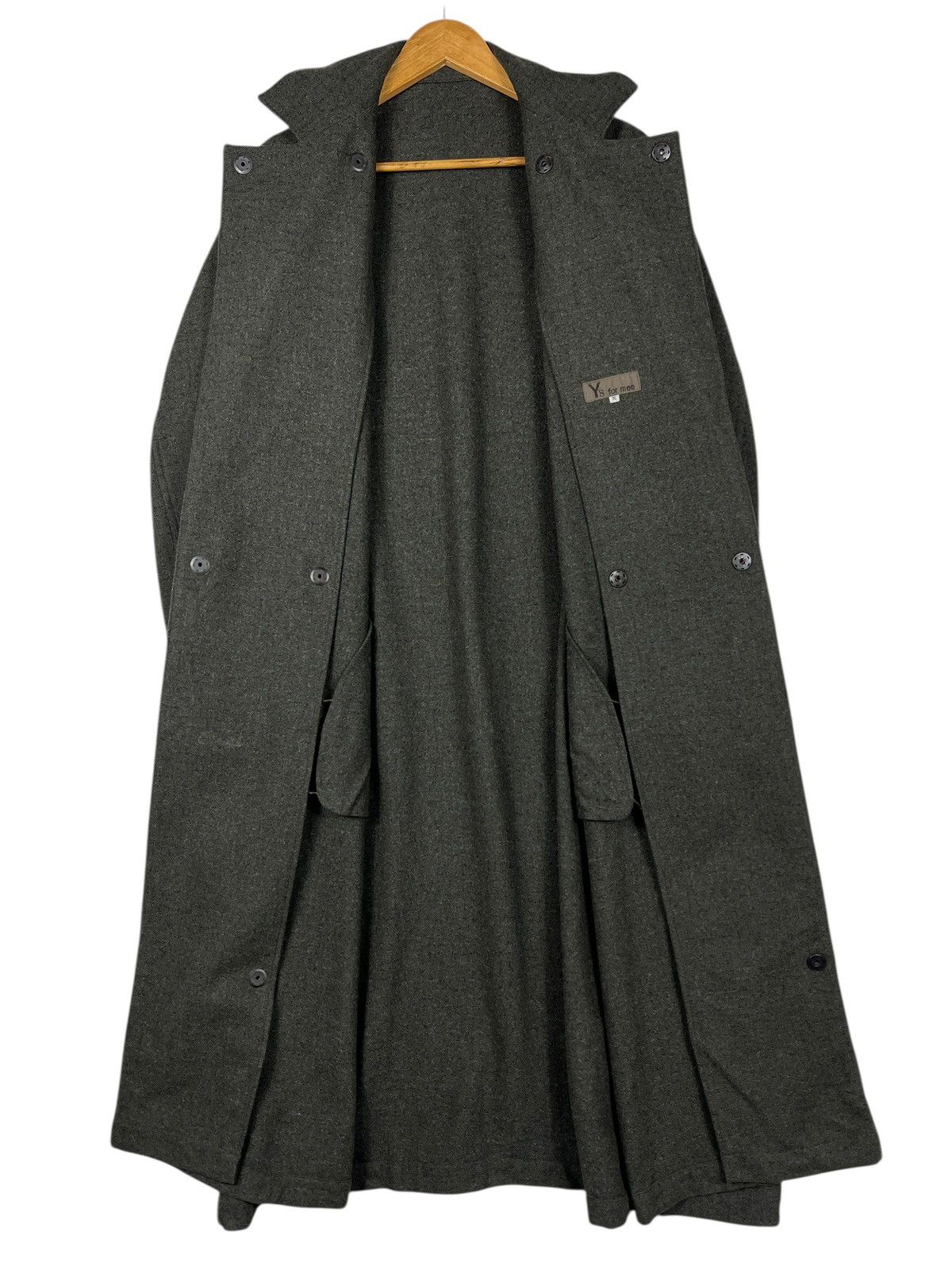 Yohji Yamamoto Yyph Yohji Yamamoto Ys For Men Double Breast Overcoat Size US M / EU 48-50 / 2 - 6 Thumbnail