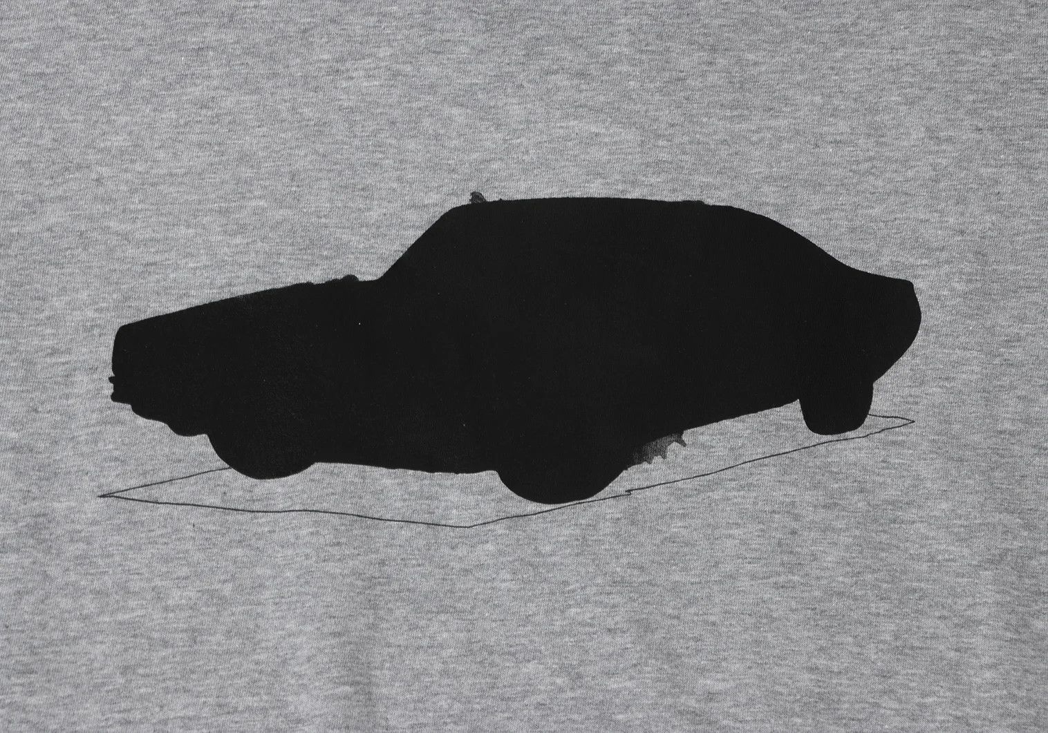 Maison Margiela Gray Car Silhouette Print T-Shirt Size 48 Size US M / EU 48-50 / 2 - 4 Thumbnail