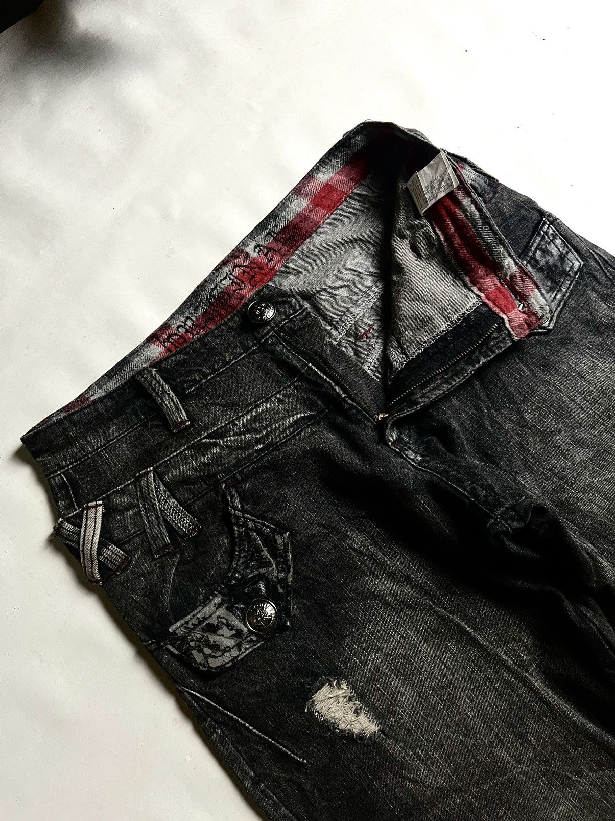 Japanese Brand Double waist punk grunge style by Original Style Size US 30 / EU 46 - 4 Thumbnail