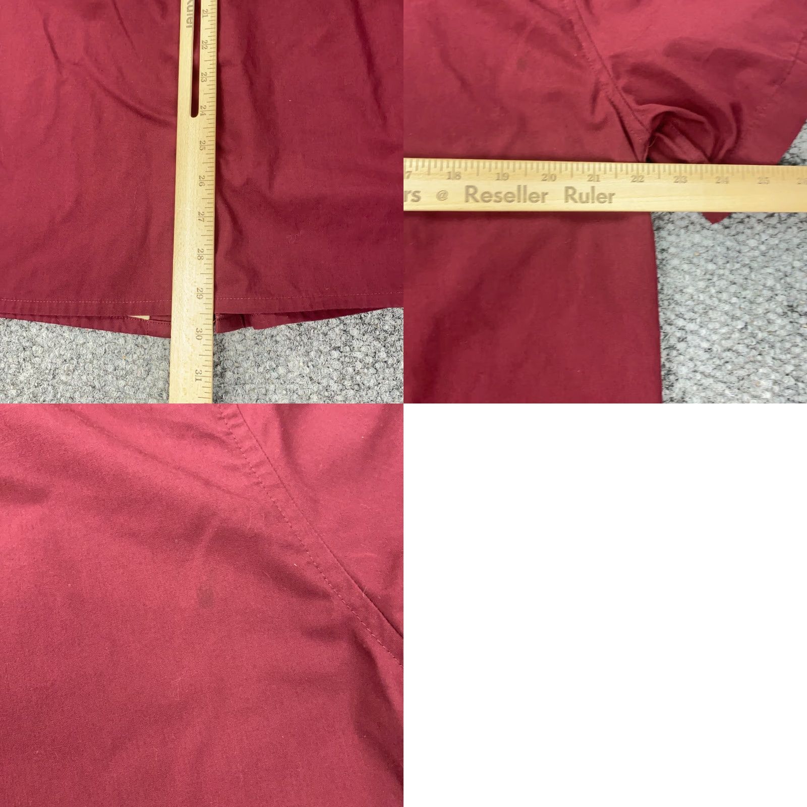 Haband Haband Shirt Mens M Maroon Snap Collar Shirt Outdoor Safari Haband Travelers Casual Workwear Sport Outdoor Size US M / EU 48-50 / 2 - 8 Thumbnail