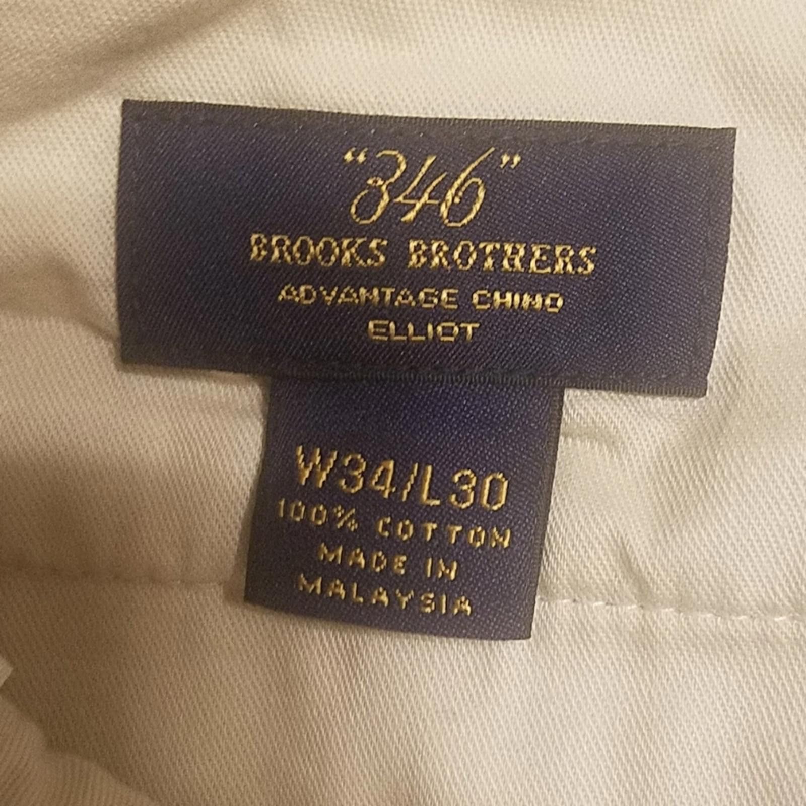 Brooks Brothers Brooks Brothers Classic Cream Trousers Size 34x30 Size US 34 / EU 50 - 3 Thumbnail