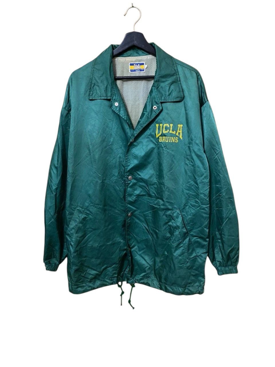 Vintage Vintage 90s Ucla Bruins Nylon Coach Jacket Size US L / EU 52-54 / 3 - 1 Thumbnail