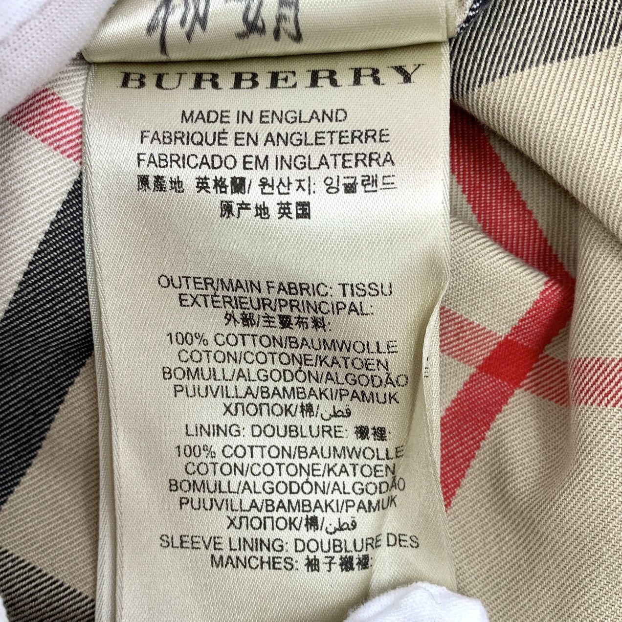 Burberry Burberry Brown Cotton Trench Coat Jacket Size XS / US 0-2 / IT 36-38 - 9 Thumbnail