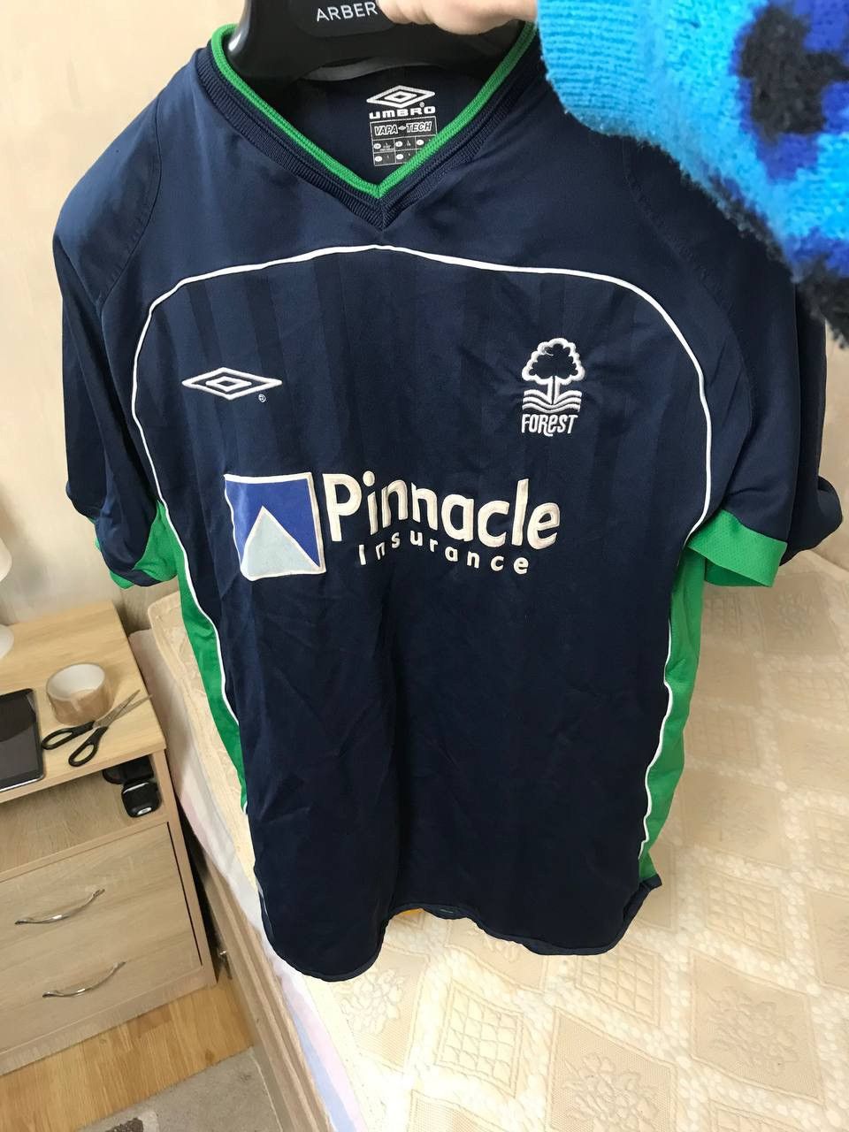 Umbro 🔥 Nottingham Forest Third Umbro 2002 2003 Jersey T Shirt Size US L / EU 52-54 / 3 - 6 Thumbnail