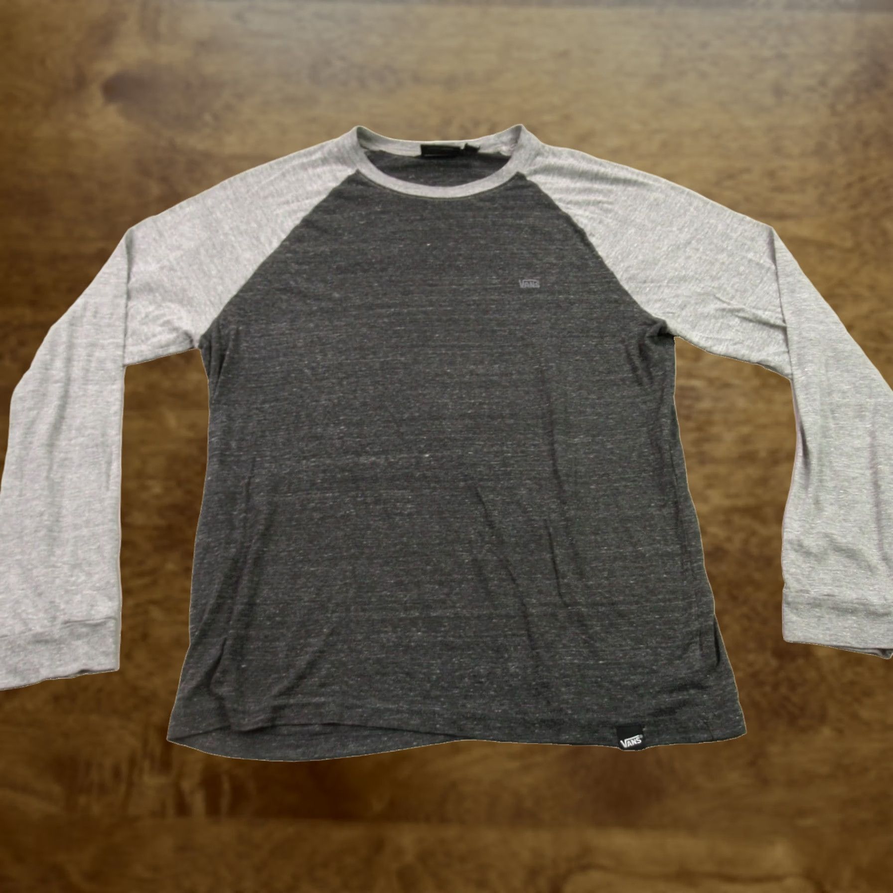 Vans Vans Shirt Mens Large Long Sleeve Crew Neck Lightweight Pullover Gray Size US L / EU 52-54 / 3 - 1 Thumbnail