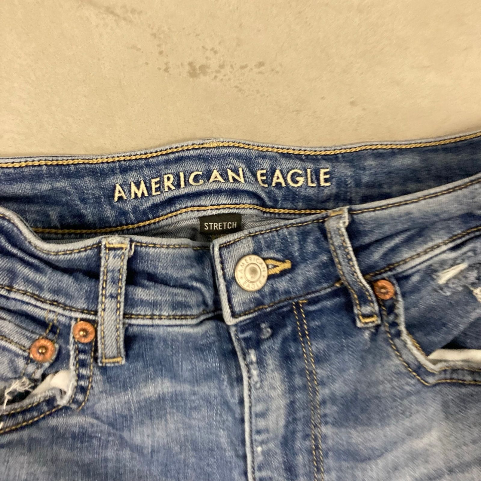 American Eagle Outfitters Y2k high rise American eagle flare bootcut jeans 28x30 Size 28" / US 6 / IT 42 - 4 Thumbnail