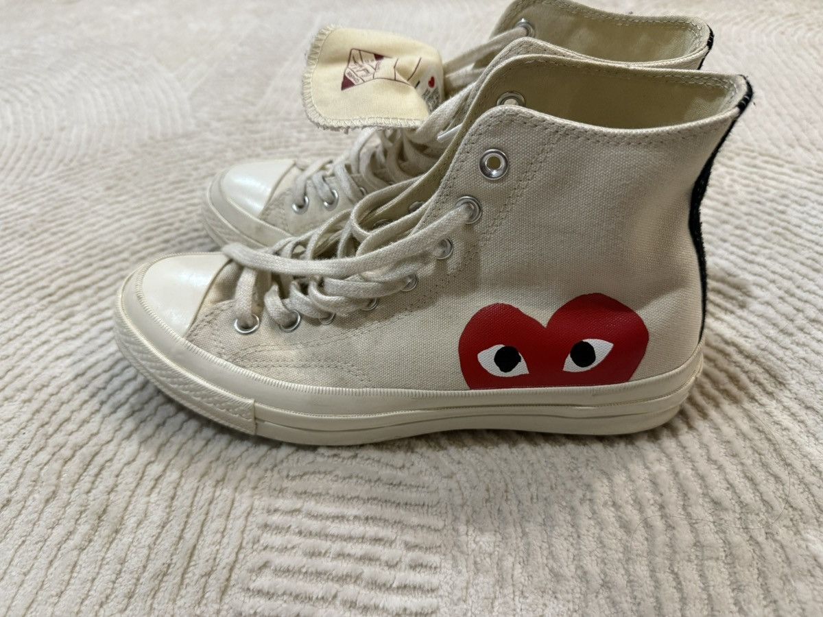 Comme des Garcons CDG Converse White Size US 8 / EU 41 - 3 Thumbnail