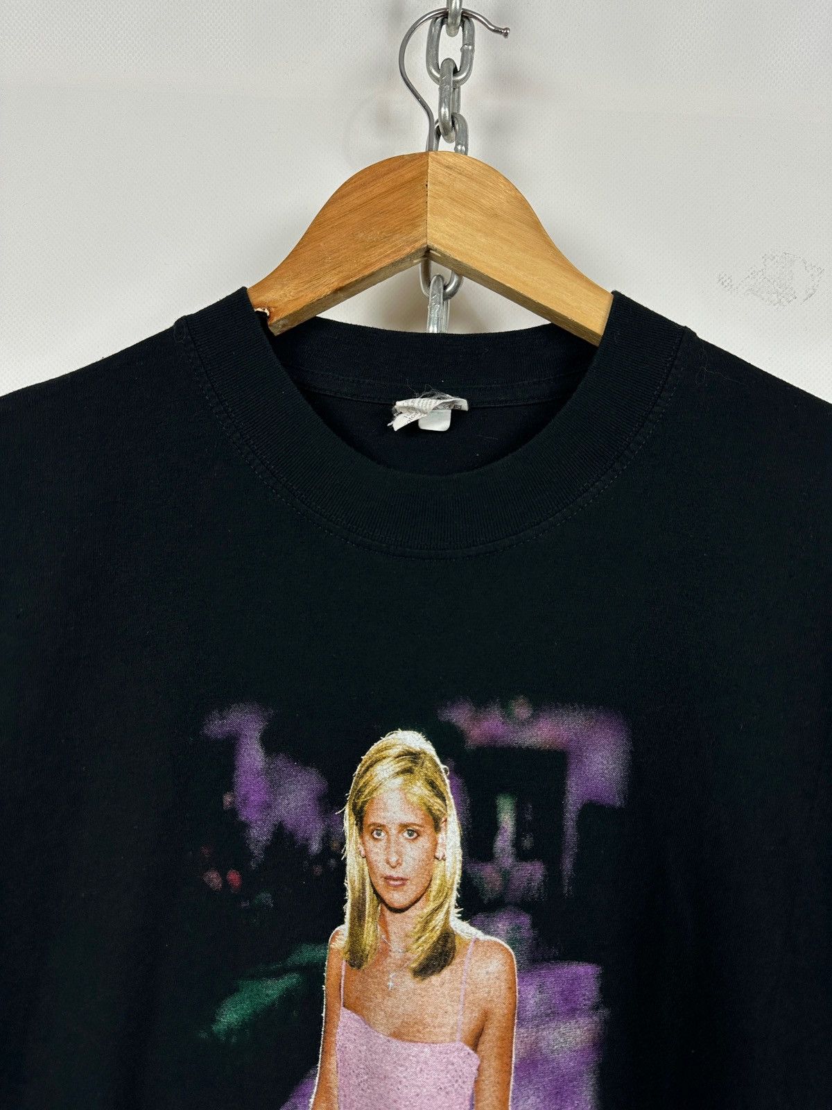 Vintage 1999 Vintage Buffy The Vampire Slayer Movie T-Shirt Size US M / EU 48-50 / 2 - 6 Thumbnail