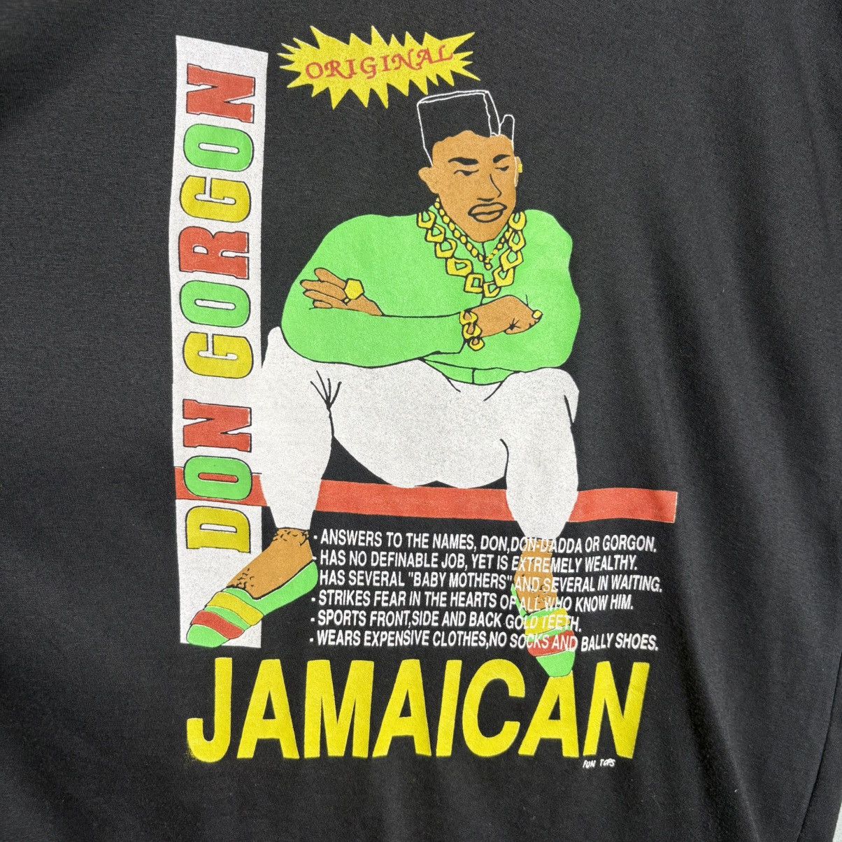 Rap Tees × Vintage Vintage 90s Don Gorgon Jamaican Fun Tops Rap Tee Size US L / EU 52-54 / 3 - 3 Thumbnail