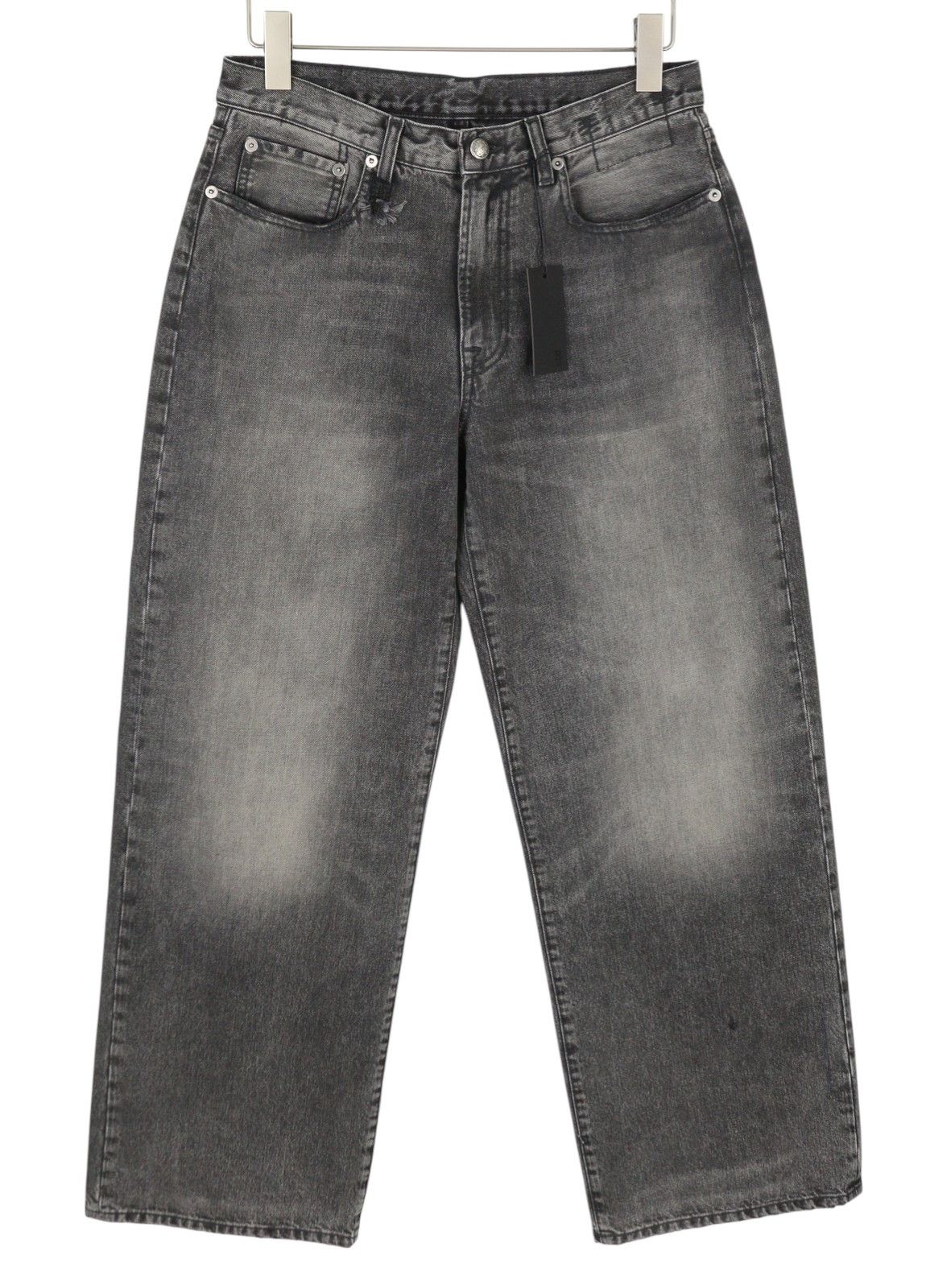 R13 D'ARCY LOOSE 30 Polaris Black Distress PS26 Jeans 88930 Size US 30 / EU 46 - 2 Thumbnail