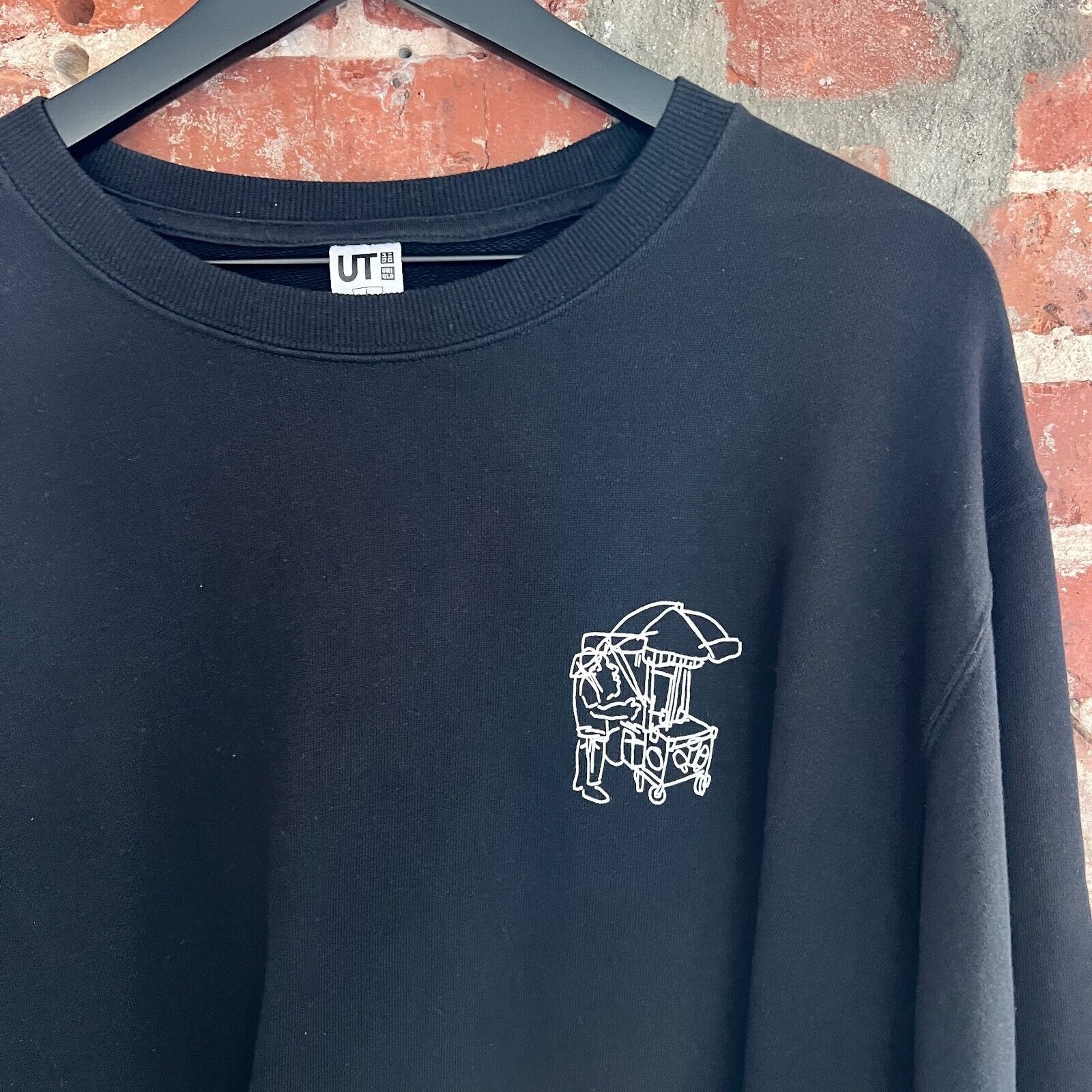 Uniqlo Uniqlo x Jason Polan Every Person NY Black Sweatshirt NWT L Size US L / EU 52-54 / 3 - 5 Thumbnail
