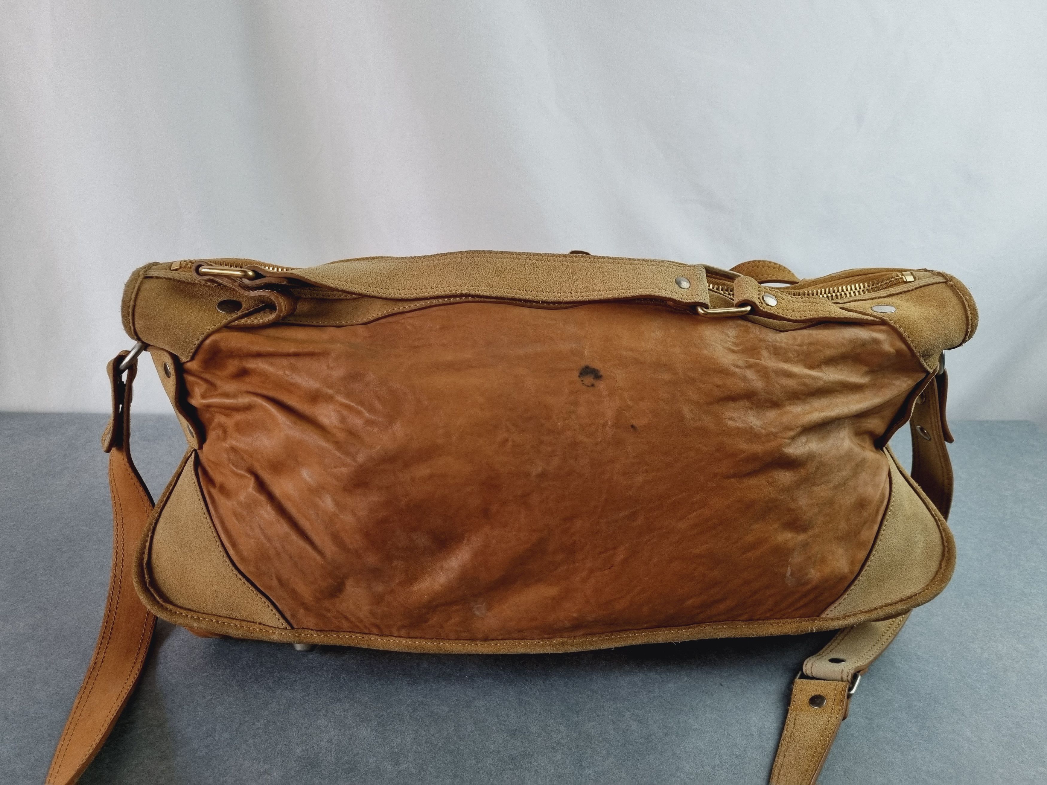 Celine × Leather × Vintage Celine Leather Roomy Travel Bag Size ONE SIZE - 9 Thumbnail