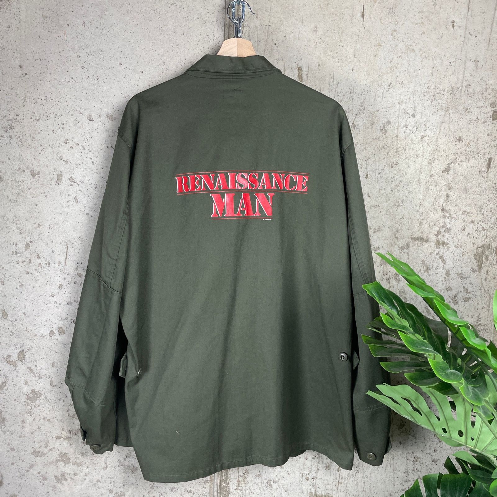 Disney Disney Touchstone 1994 Renaissance Man Movie XL Army Jacket Size US XL / EU 56 / 4 - 2 Thumbnail