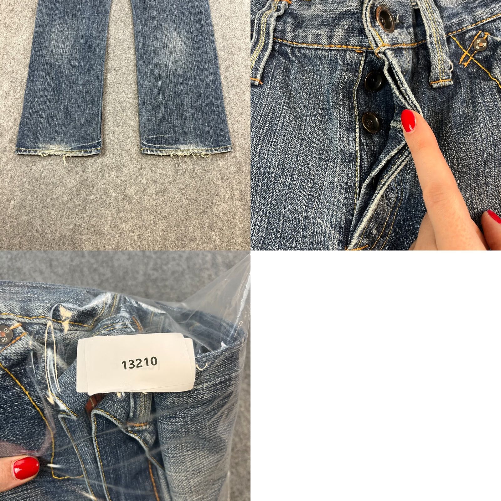 G-Star VINTAGE G-Star Jeans Relaxed Straight 32 30 Mid Wash Blue Y2K Flap Pockets Men Regular 5-Pocket Denim Cotton Jeans Mens Blue Stars 90s Size US 32 / EU 48 - 9 Thumbnail