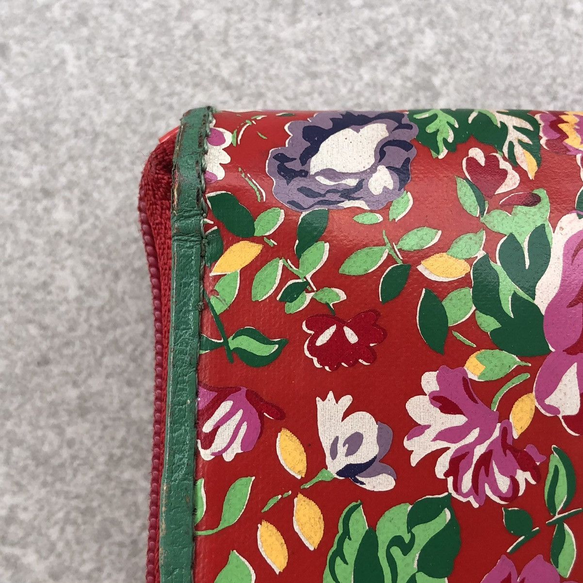 Kenzo Vintage Kenzo Floral Printed Leather Wallet Size ONE SIZE - 12 Thumbnail