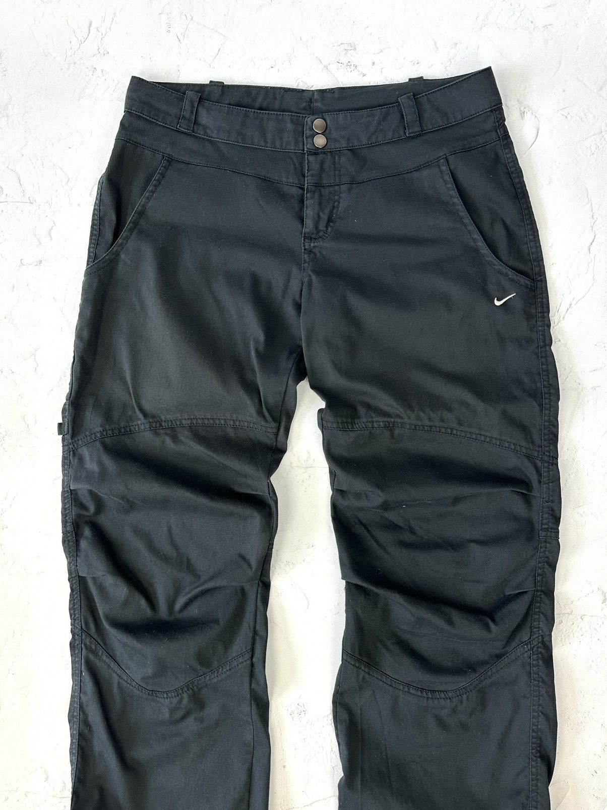 Nike × Vintage Y2K Nike Vintage Swoosh Black Women’s Pants Size 30" / US 8 / IT 44 - 3 Thumbnail