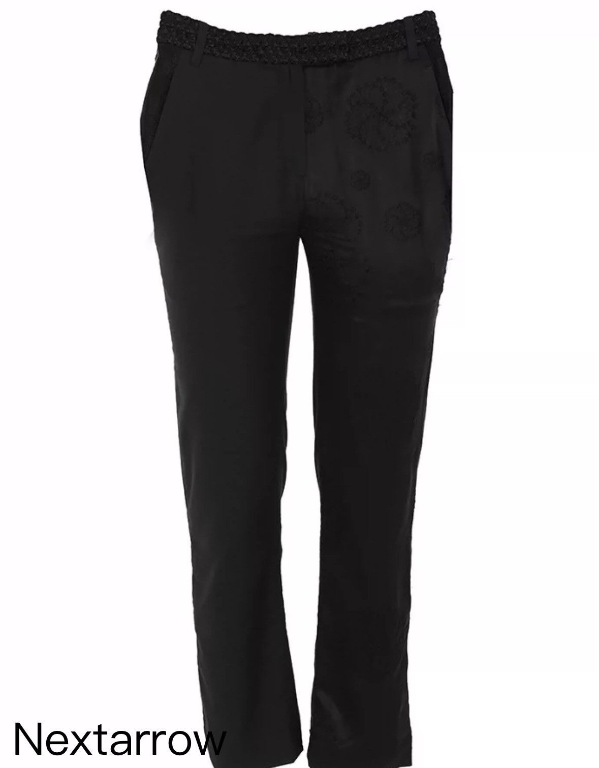 Ann Demeulemeester ANN DEMEULEMEESTERSS 2015 show black waistband pants Size US 36 / EU 52 - 1 Thumbnail