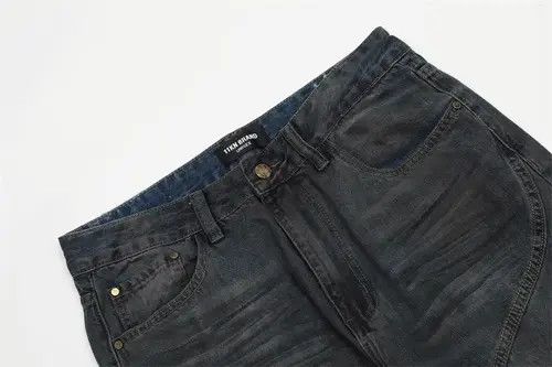 VIBE Men's punk distressed bootcut jeans Size US 32 / EU 48 - 8 Thumbnail