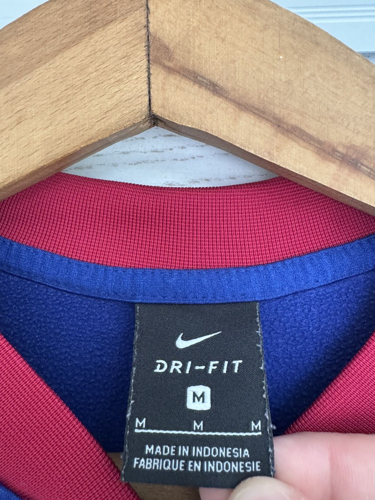 Nike Barcelona 2018-2019 Soccer Track Jacket Football Kit Shirt Size US M / EU 48-50 / 2 - 10 Thumbnail