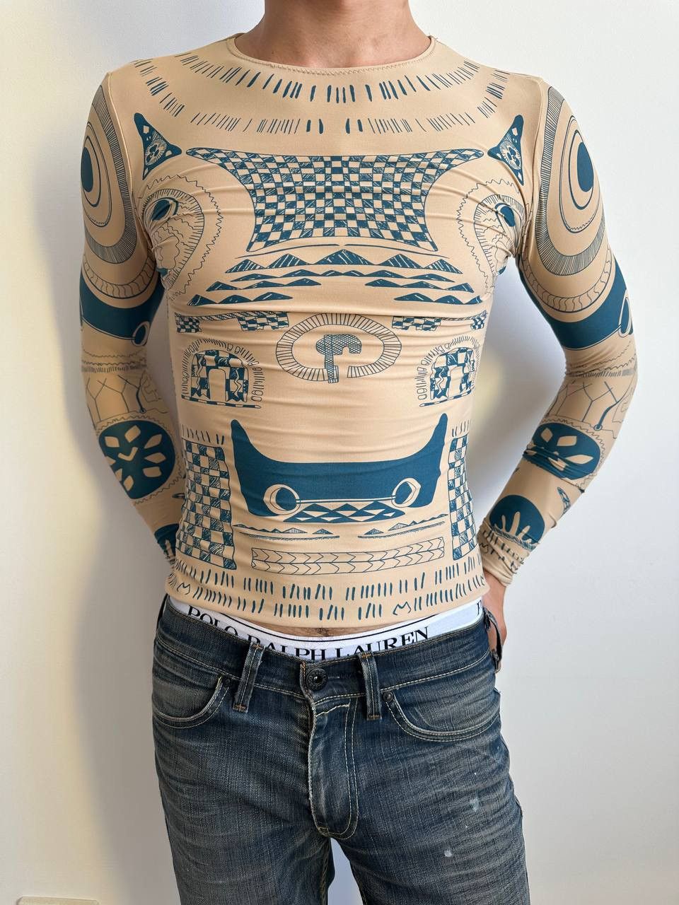 H&M × Maison Margiela Maison Margiela x H&M Tattoo Second Skin Top Size US S / EU 44-46 / 1 - 3 Thumbnail