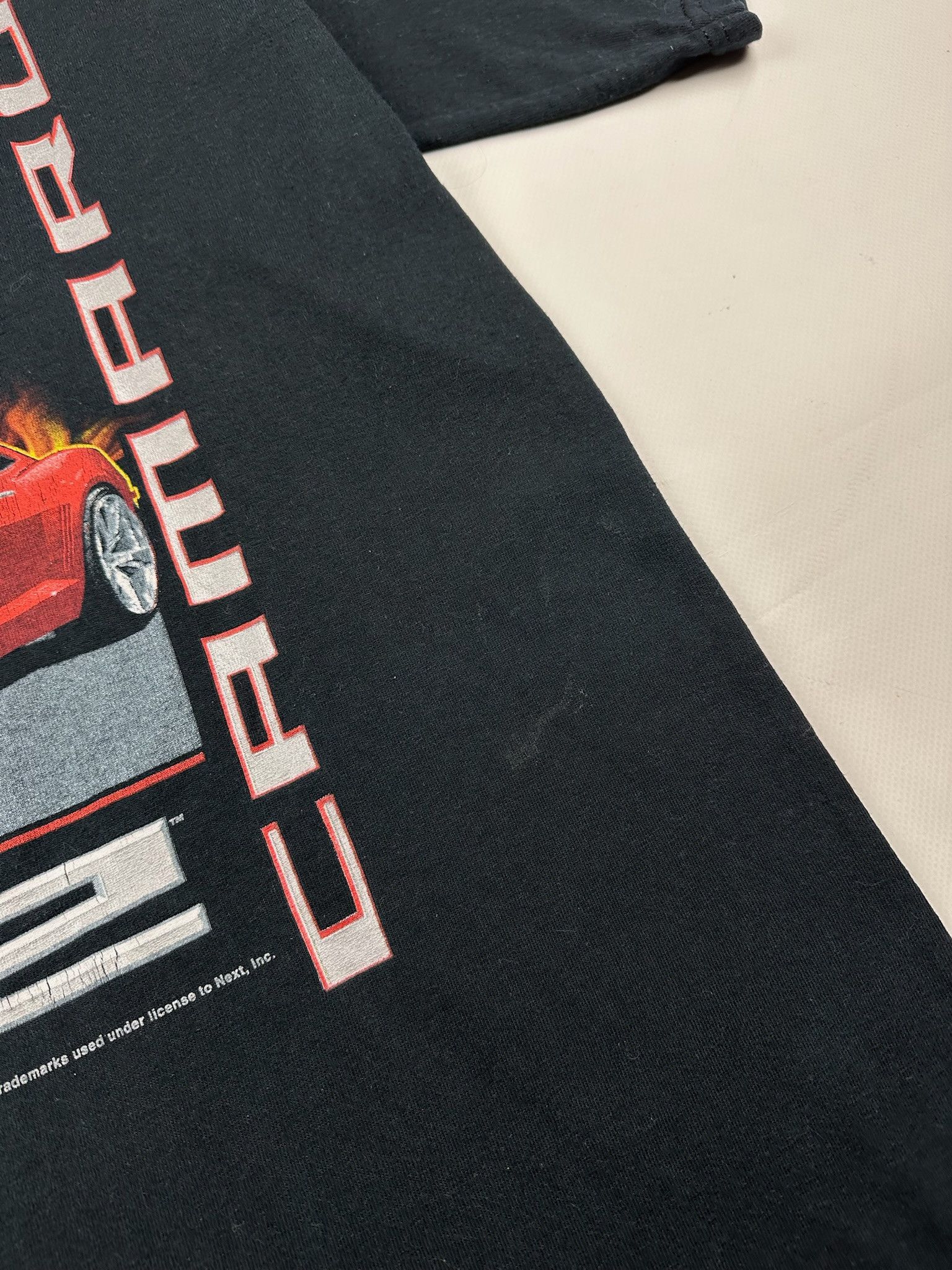 Chevrolet Vintage Y2K Chevrolet Camaro Flame T Shirt Faded Black Size US L / EU 52-54 / 3 - 2 Thumbnail