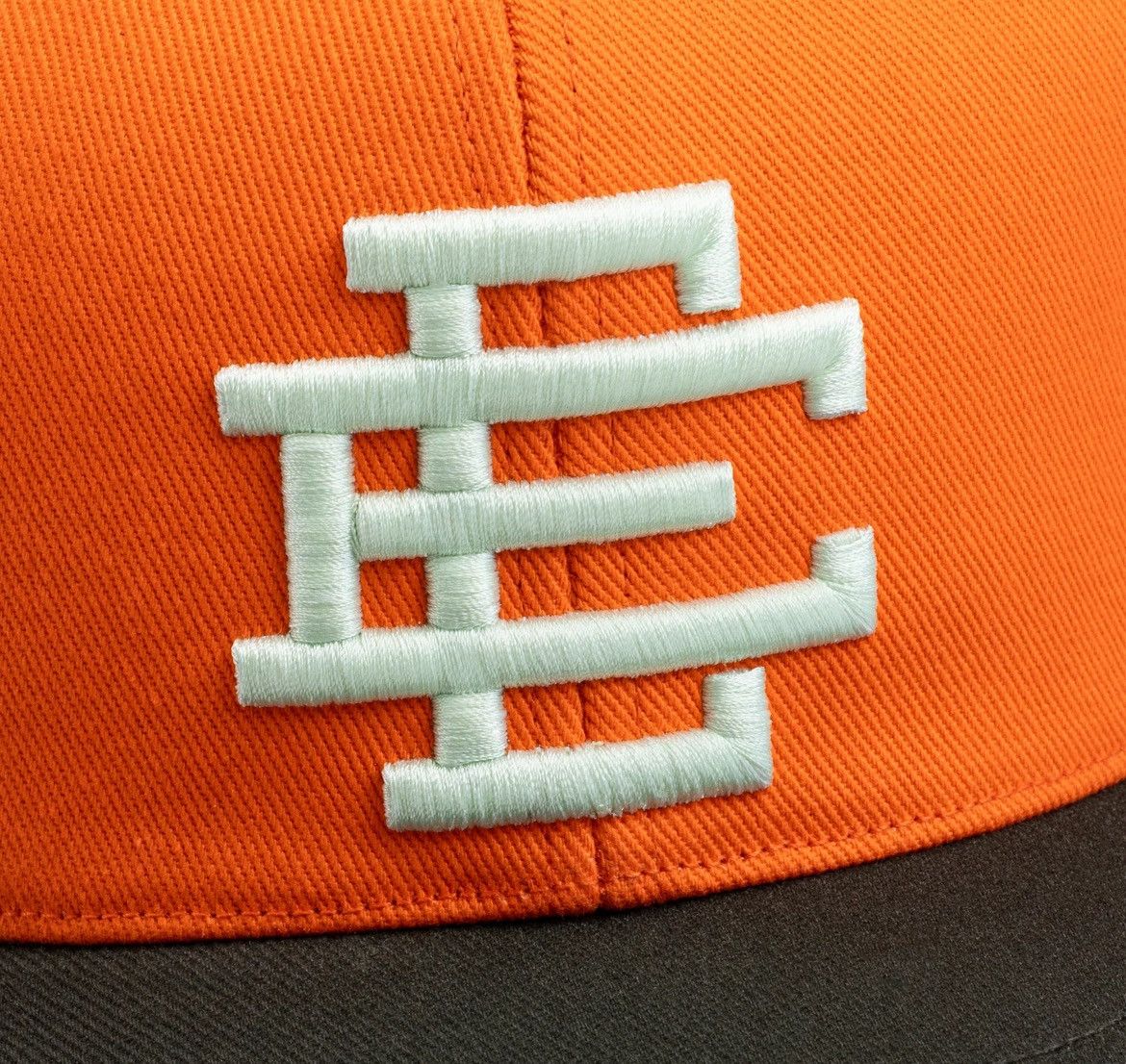 Eric Emanuel Eric Emanuel Orange w off white EE snapback hat Size ONE SIZE - 2 Thumbnail