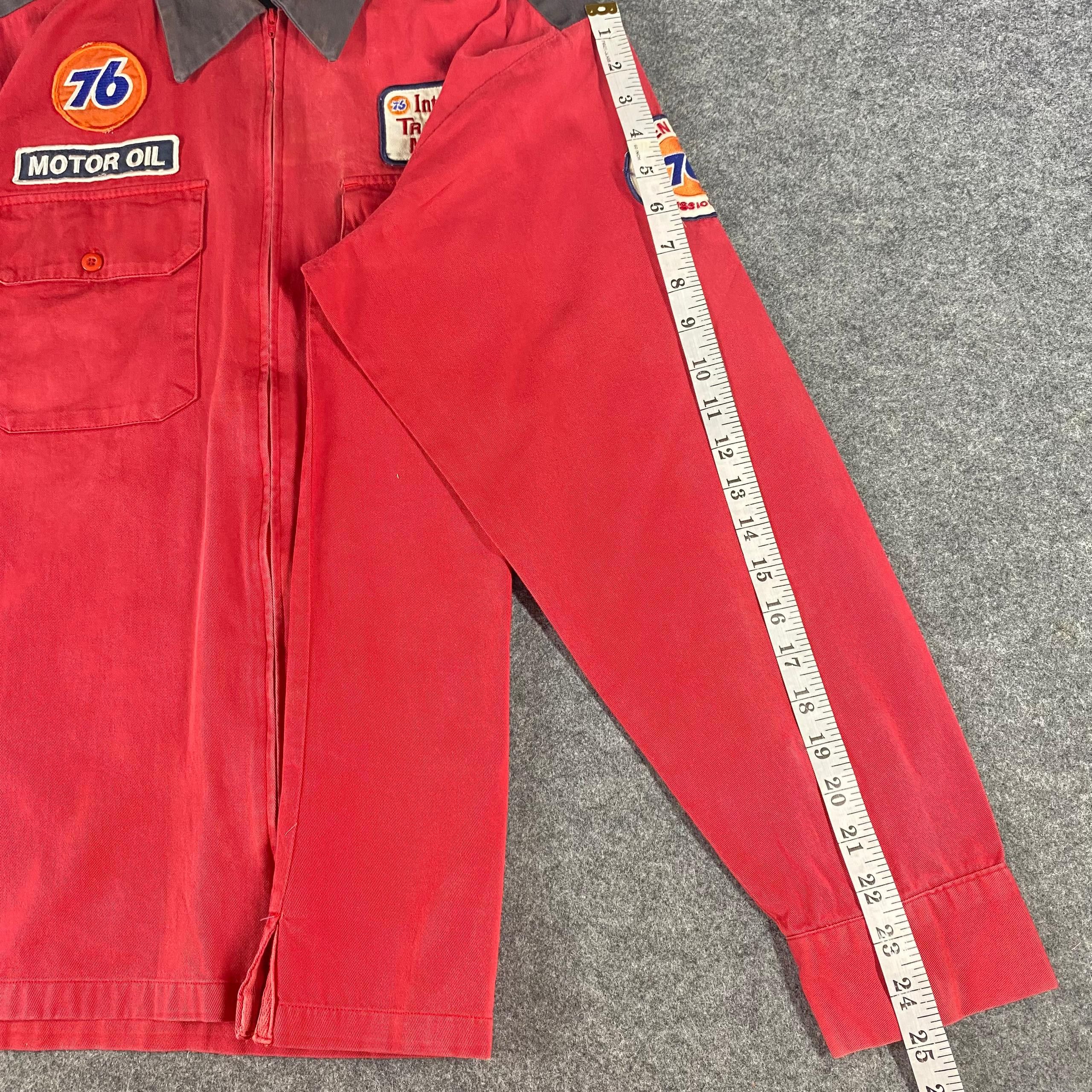 Japanese Brand Vintage 76 Lubricant Motorcycles Racing Jacket Size US L / EU 52-54 / 3 - 7 Thumbnail