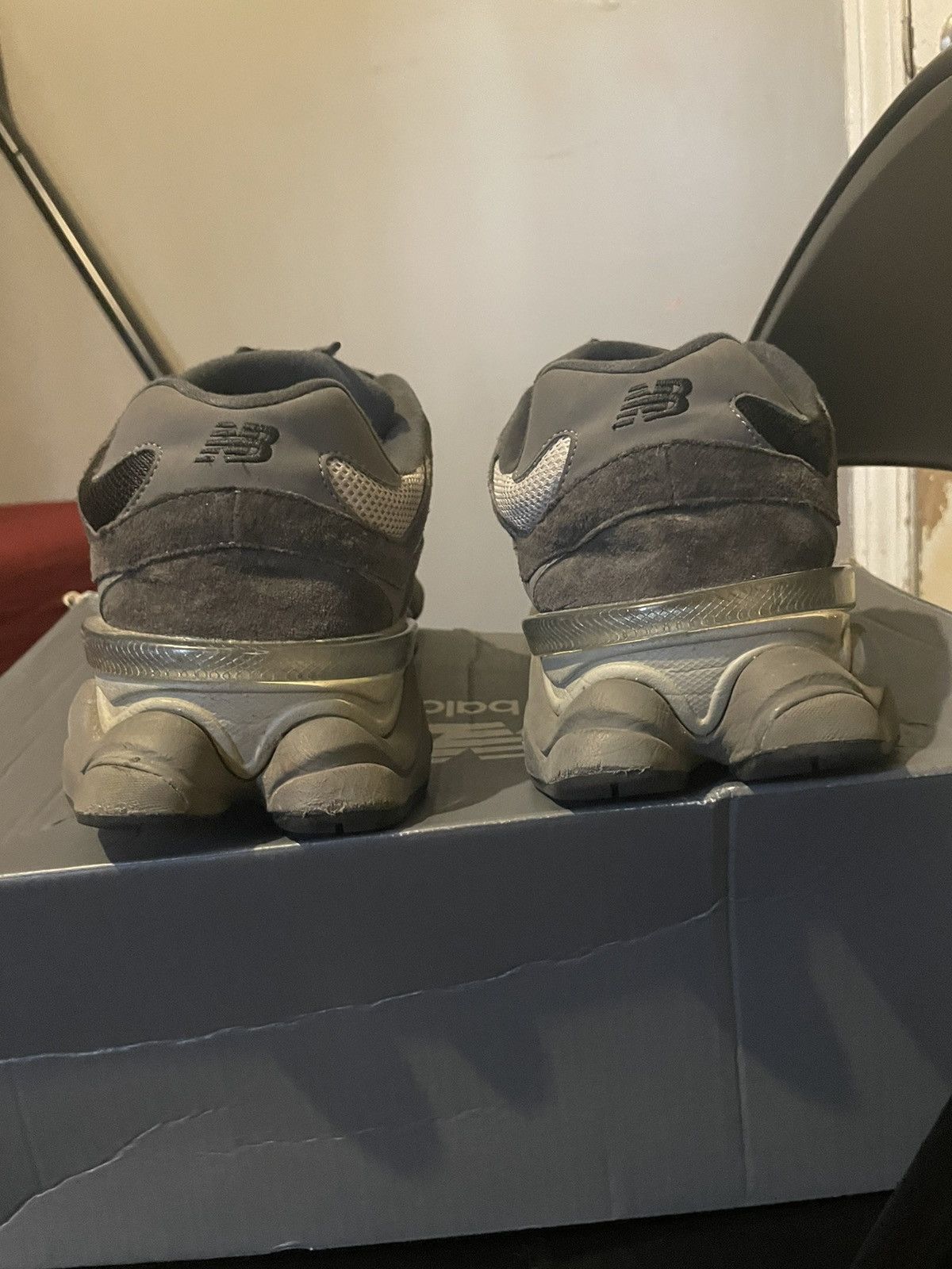 New Balance New Balance 9060 (Black,Castlerock) Size US 11 / EU 44 - 6 Thumbnail