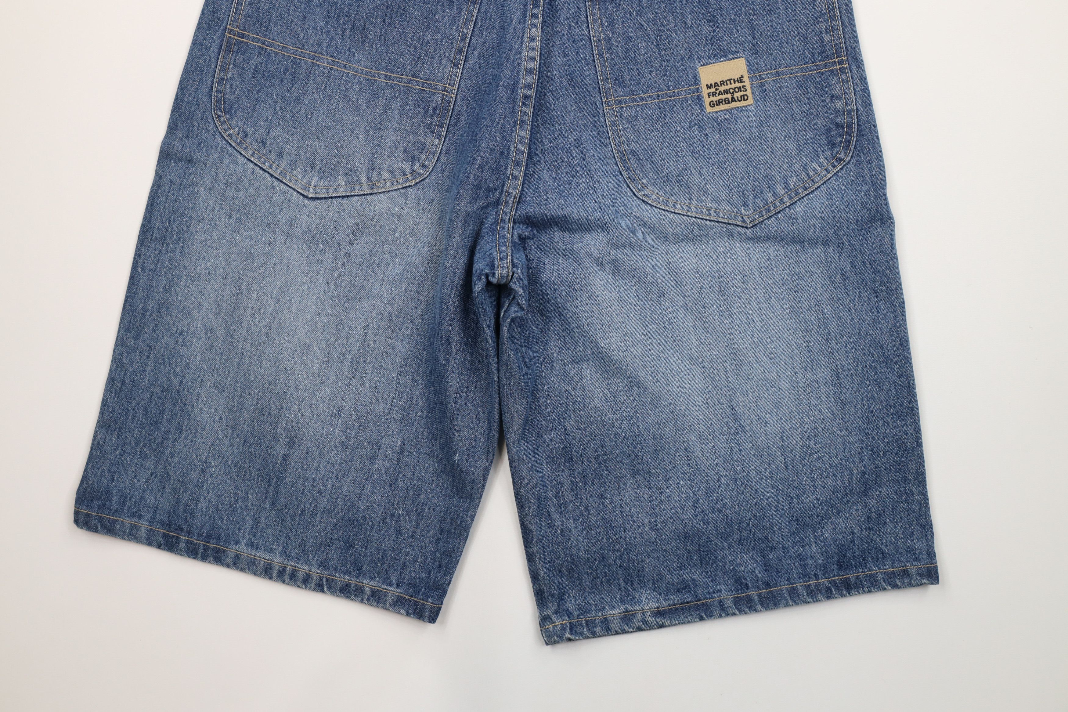 Marithe + Francois Girbaud × Vintage Deadstock Vintage Marithe Francois Girbaud Denim Jean Shorts Size US 32 / EU 48 - 10 Thumbnail